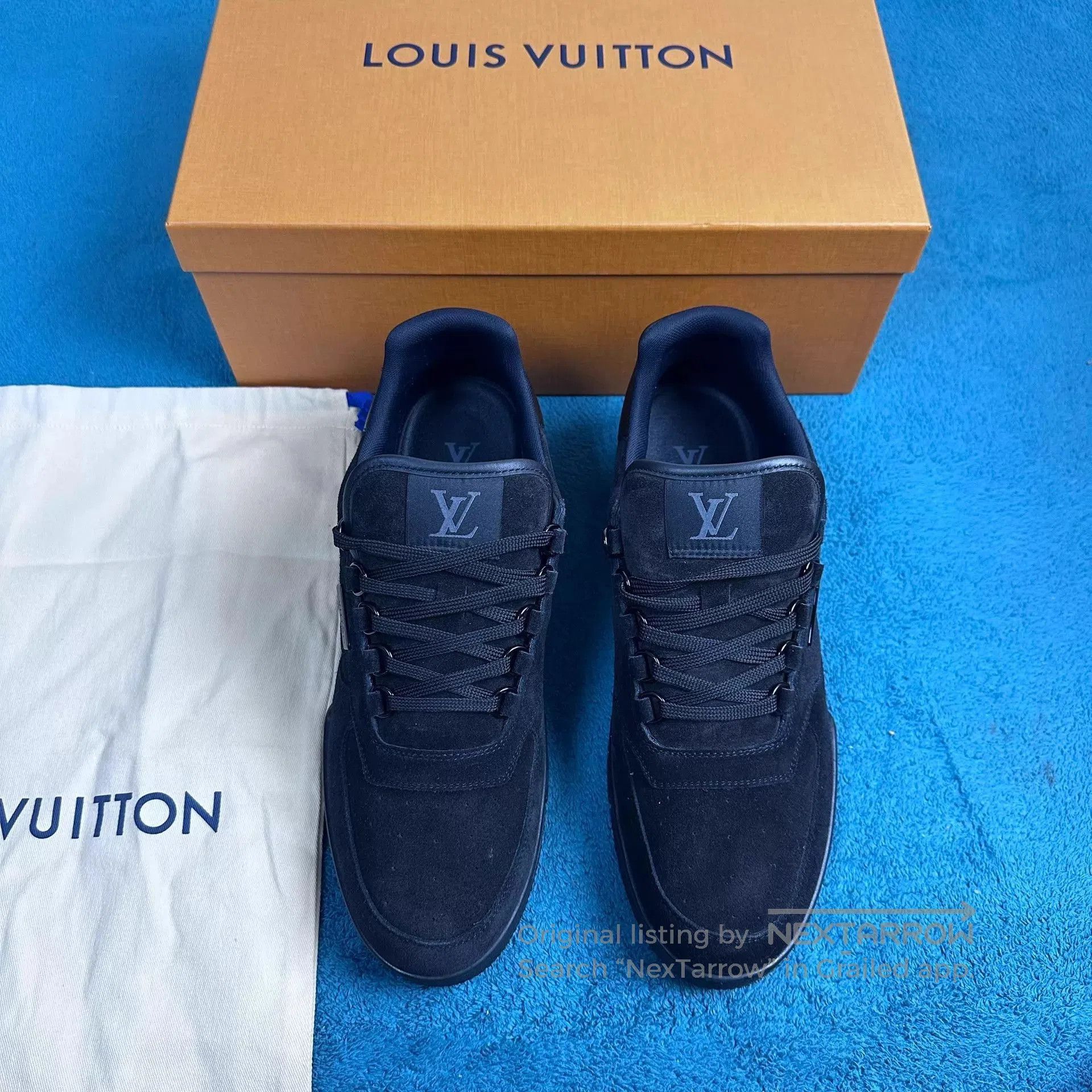Louis Vuitton Black Low. Size US 11 / EU 44 - 1 Thumbnail