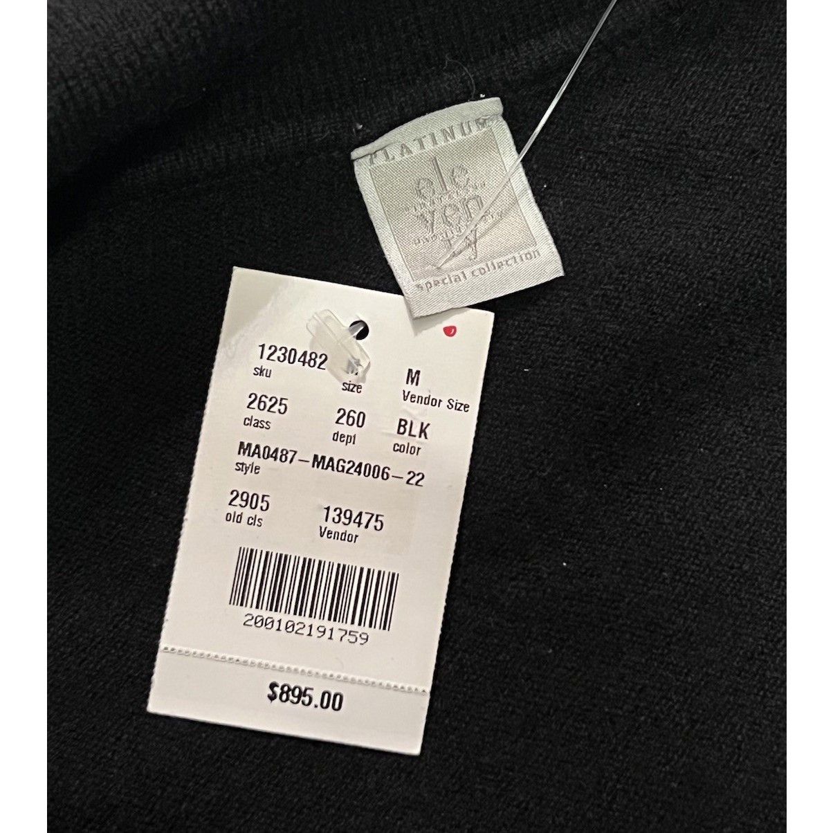 Eleventy Eleventy Platinum Knit Overshirt Size US M In Black Cashmere Size US M / EU 48-50 / 2 - 9 Thumbnail