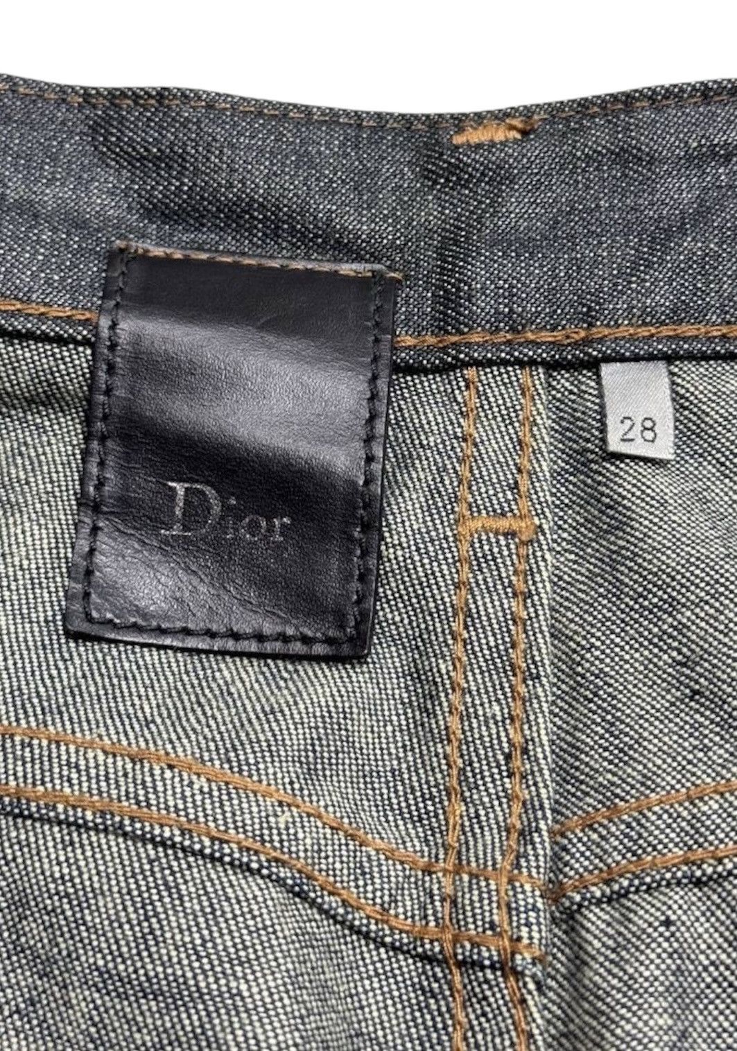 Dior AW07 Dior Homme “Navigate” Wax Coated Denim Size US 28 / EU 44 - 9 Thumbnail