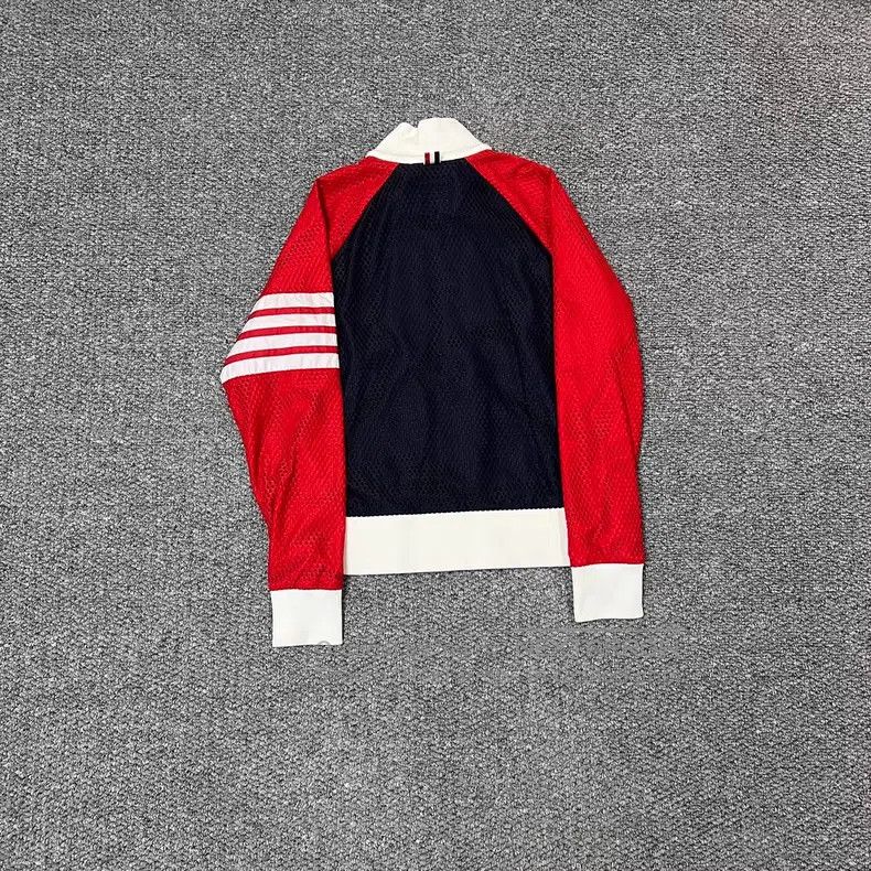 Thom Browne Thom Browne Color-Blocked Mesh Jacket Size US S / EU 44-46 / 1 - 2 Thumbnail