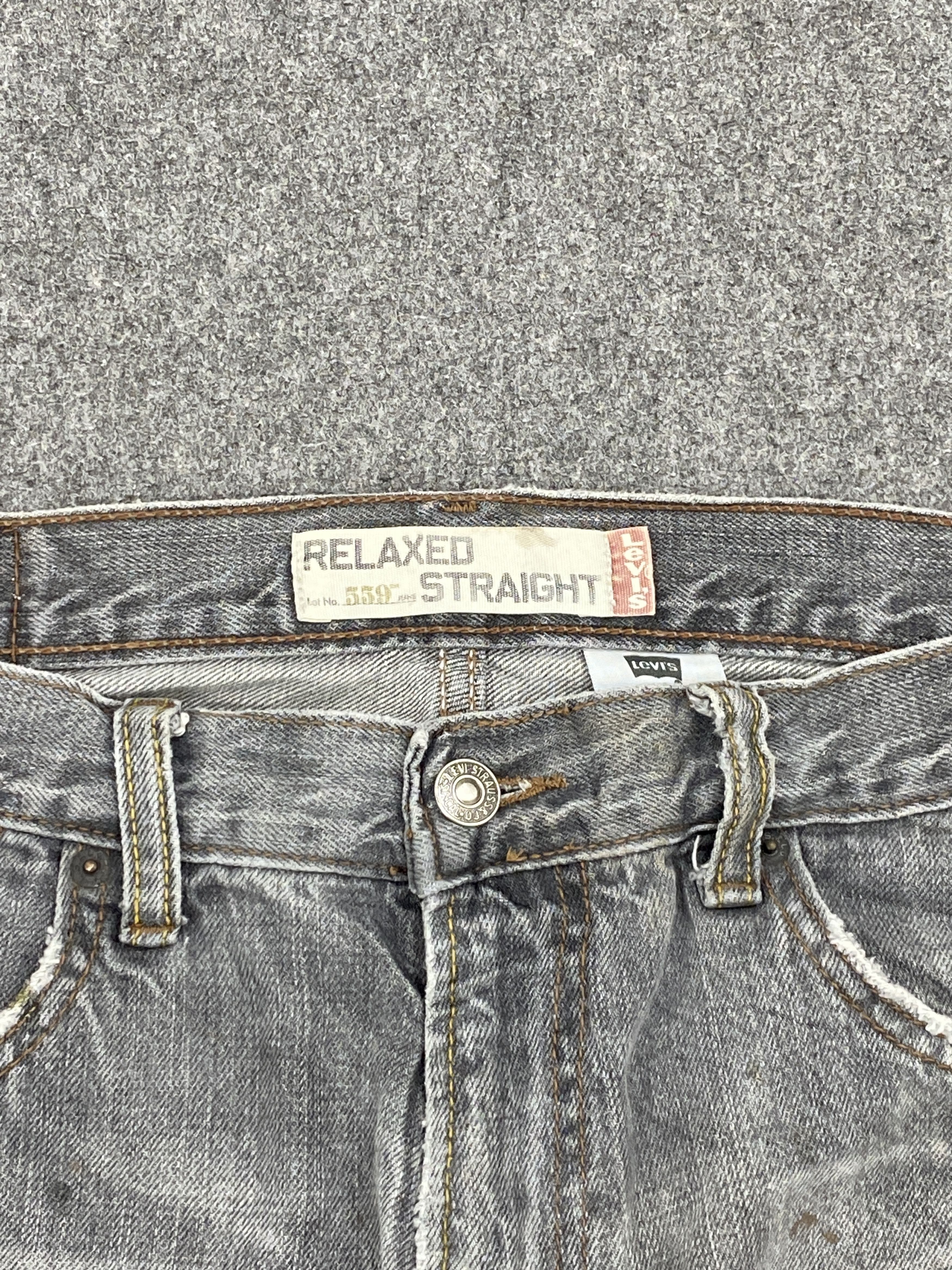 Levi's Distressed Vintage Levis 559 Splatter Paint Jeans DP2680 Size US 32 / EU 48 - 7 Thumbnail