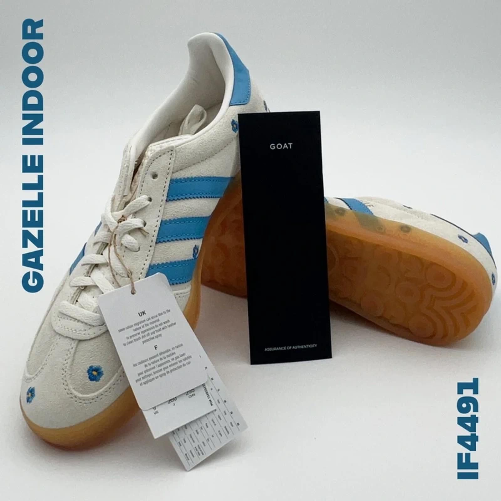Adidas adidas Gazelle Indoor IF4491 Floral Beige Light Blue - BNIB Size US 10.5 / IT 40.5 - 2 Thumbnail