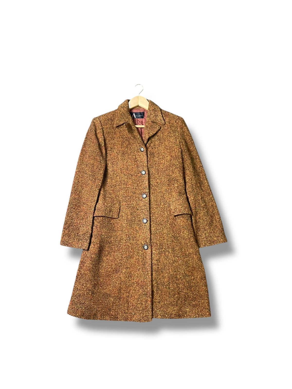 Japanese Brand × Vintage Vintage x Christian Aujard Long Wool Coat (31) Size US S / EU 44-46 / 1 - 1 Thumbnail