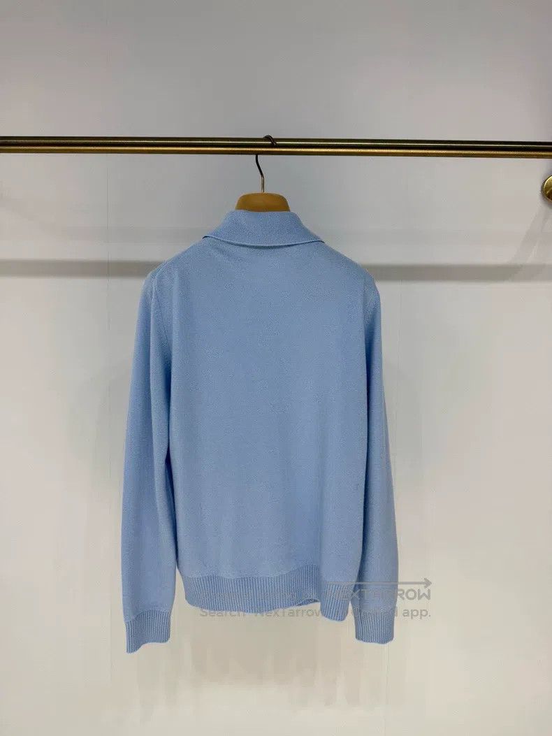 Miu Miu Miu Miu 40 24 100% cashmere polo cardigan in autumn and win Size M / US 6-8 / IT 42-44 - 5 Thumbnail