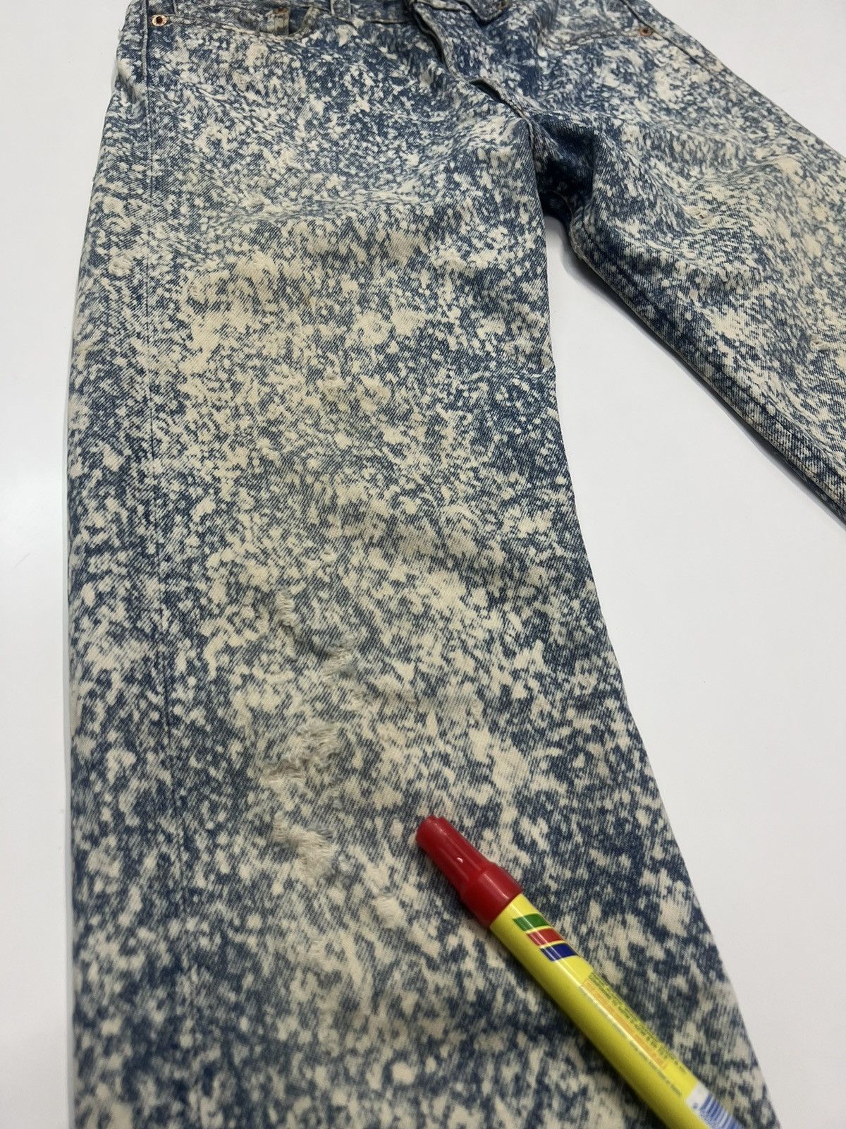 Levi's Vintage 80s Levi's Acid Wash Denim Jeans Size 30 Size US 30 / EU 46 - 11 Thumbnail