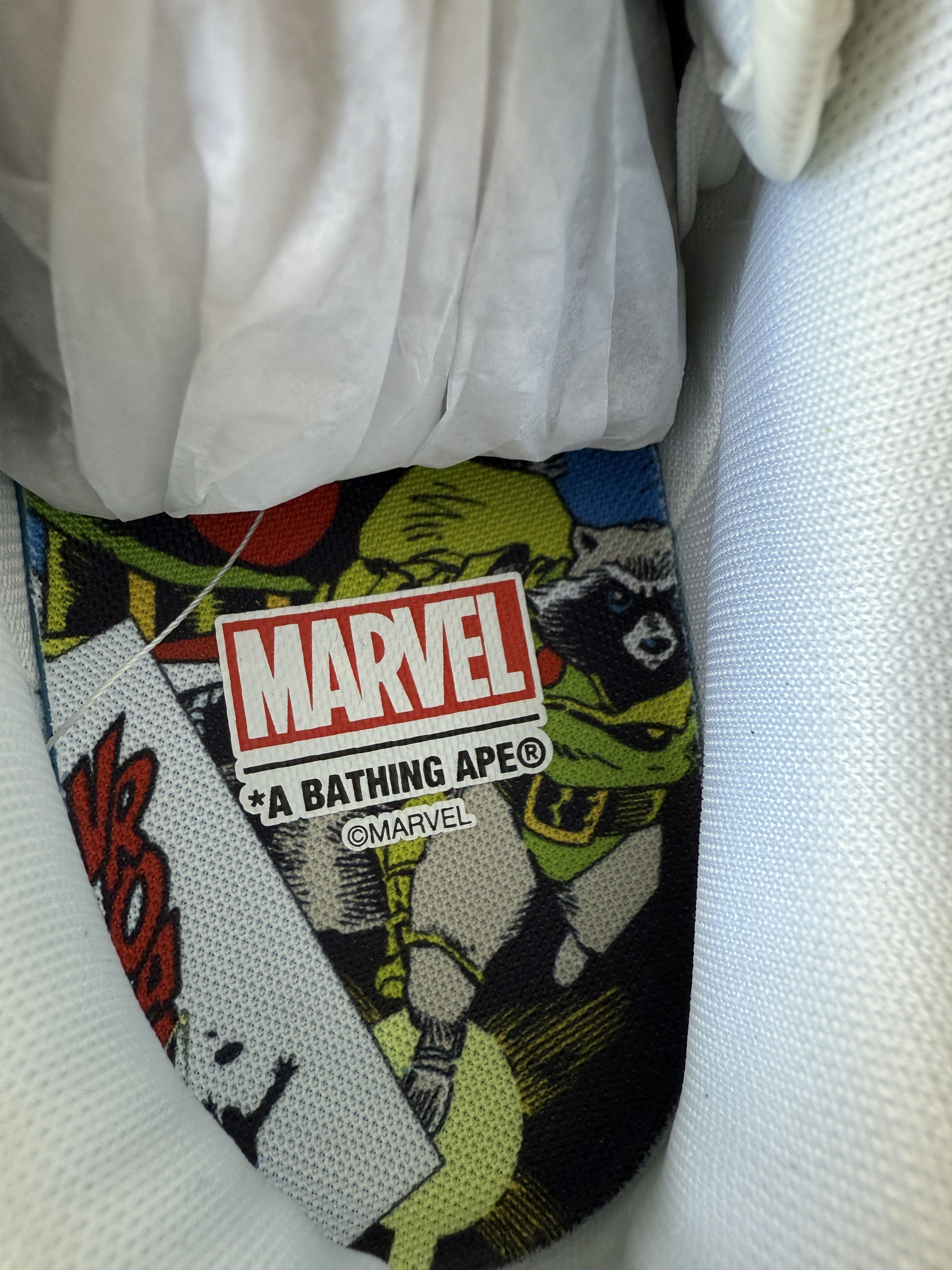 Bape MARVEL BAPE STA ROCKET RACOON Size US 9 / EU 42 - 10 Thumbnail