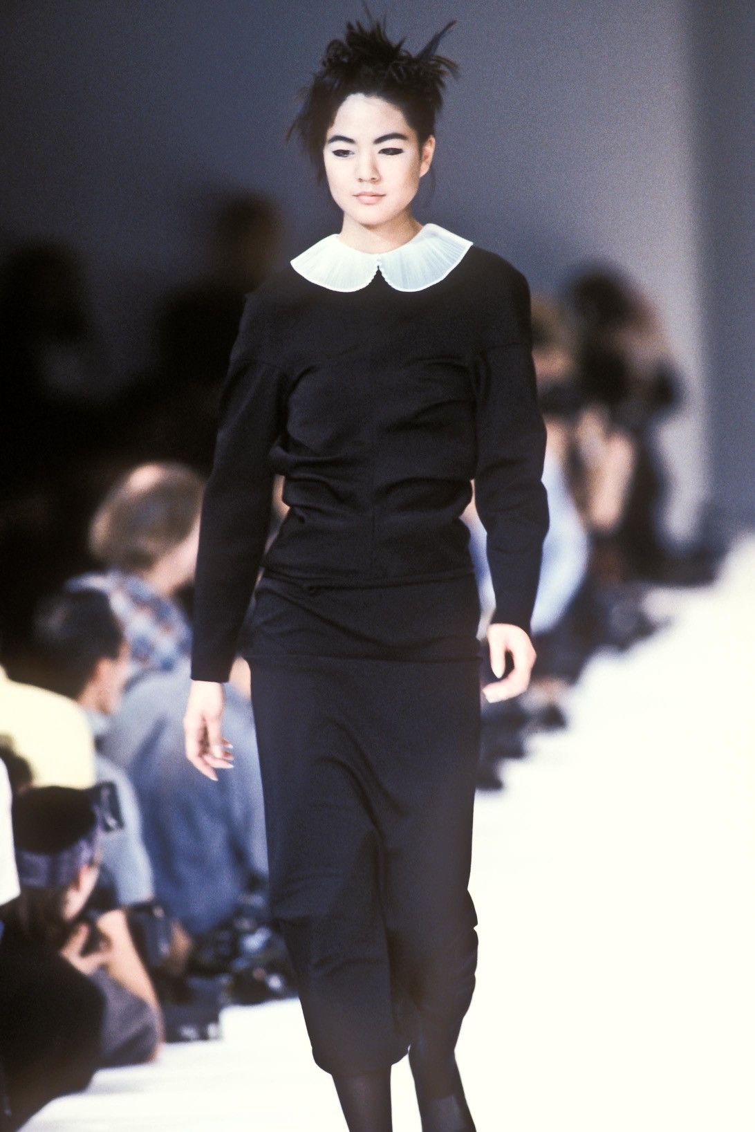 Comme des Garcons Grail! A/W 1990 Runway- Crinkled Asymmetrical Shirt Size M / US 6-8 / IT 42-44 - 3 Thumbnail