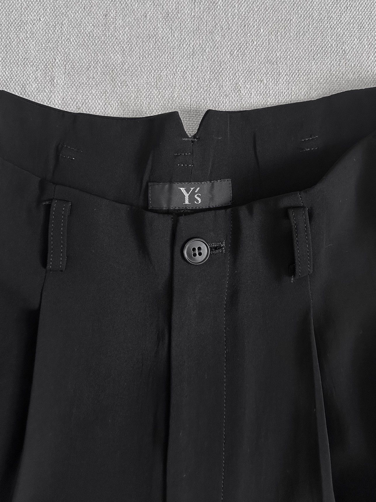 Y's Yohji Yamamoto Y’s Classic Relaxed Pleated Trousers Size 27" / US 4 / IT 40 - 5 Thumbnail