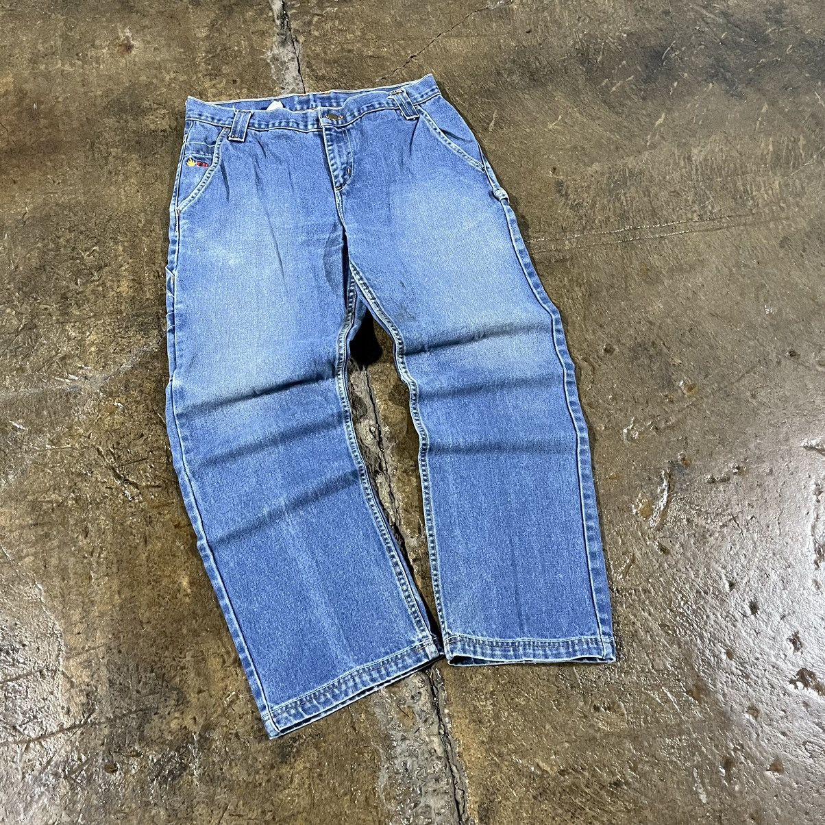 Carhartt × Vintage Crazy Y2K Carhartt Style Carpenter Jeans Workwear Skater Size US 34 / EU 50 - 7 Thumbnail