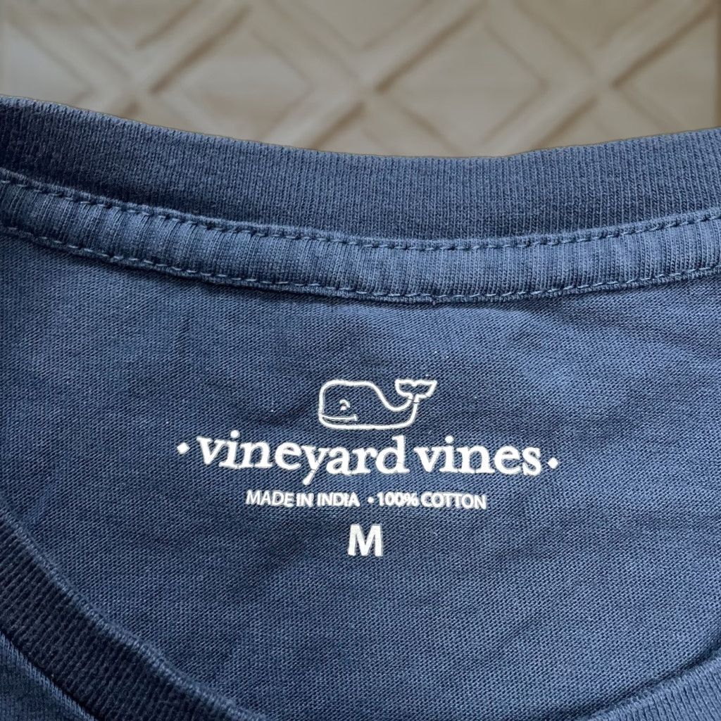 Vineyard Vines Vineyard Vines Lacrosse Shirt Mens M Blue Long Sleeve Cotton Crew Adult Tee Size US M / EU 48-50 / 2 - 1 Thumbnail