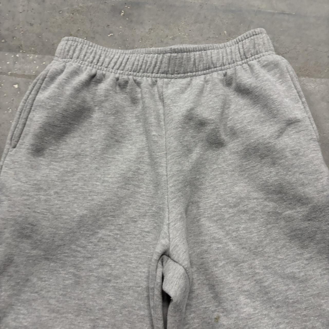 Japanese Brand × Vintage Crazy Vintage Y2K/2000s Light Grey Essential Heavyweight Sweatpants! Size US 30 / EU 46 - 4 Thumbnail