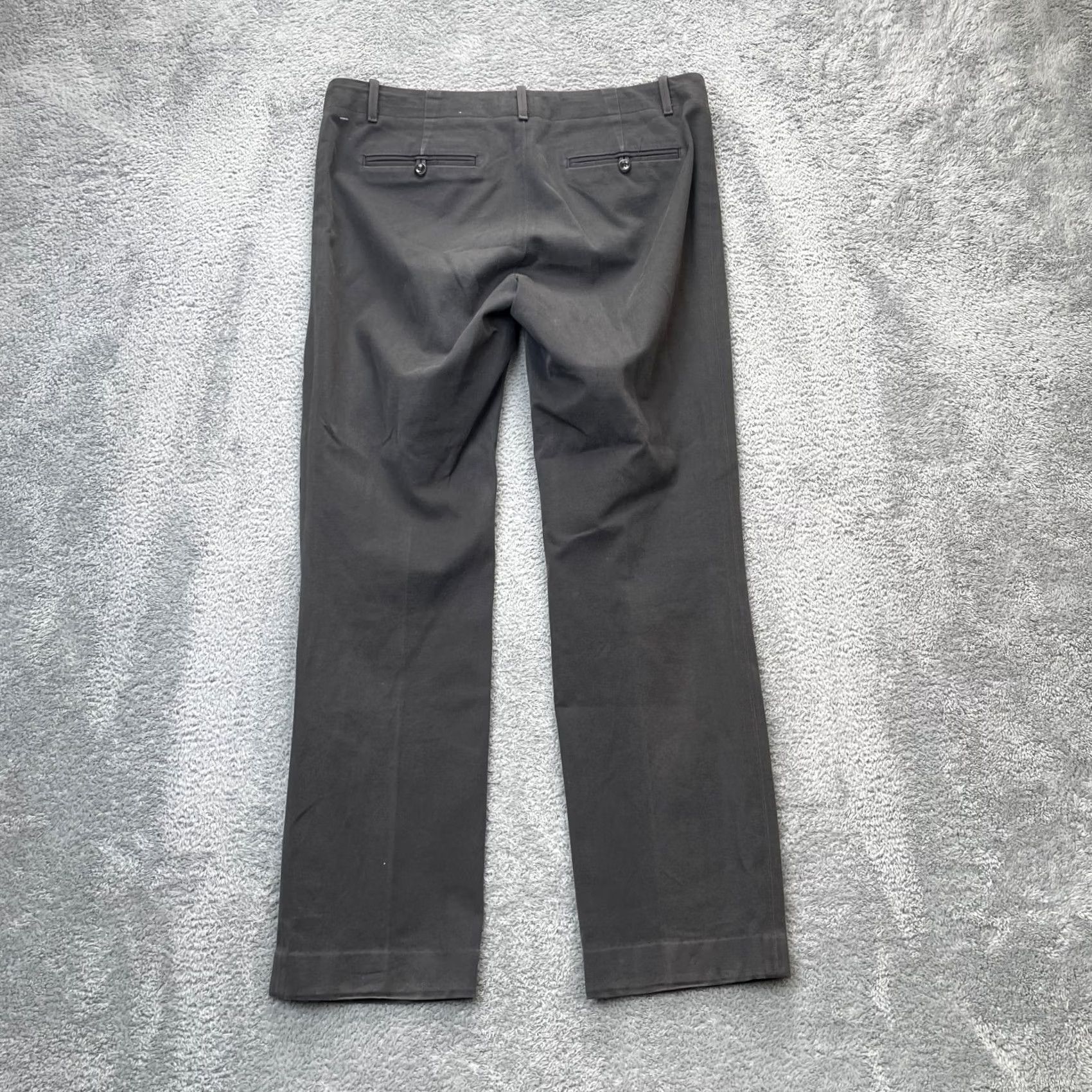 Gap Gap Pants Womens 12R Gray True Straight Leg Stretch Cotton Office Wear Business Pants Size 34" / US 12 / IT 48 - 2 Thumbnail