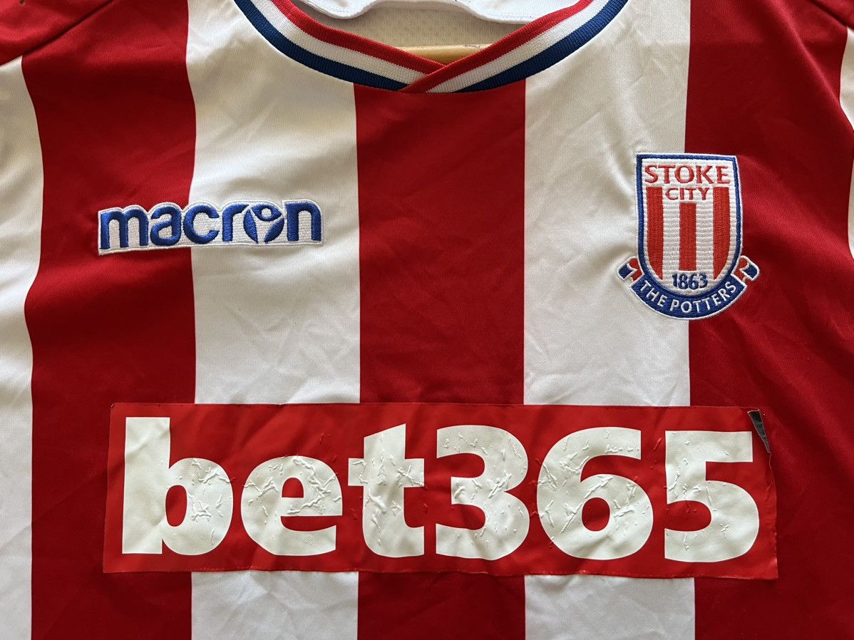 Macron MACRON STOKE CITY 2020/2021 HOME SOCCER JERSEY,FOOTBALL Size US XL / EU 56 / 4 - 3 Thumbnail