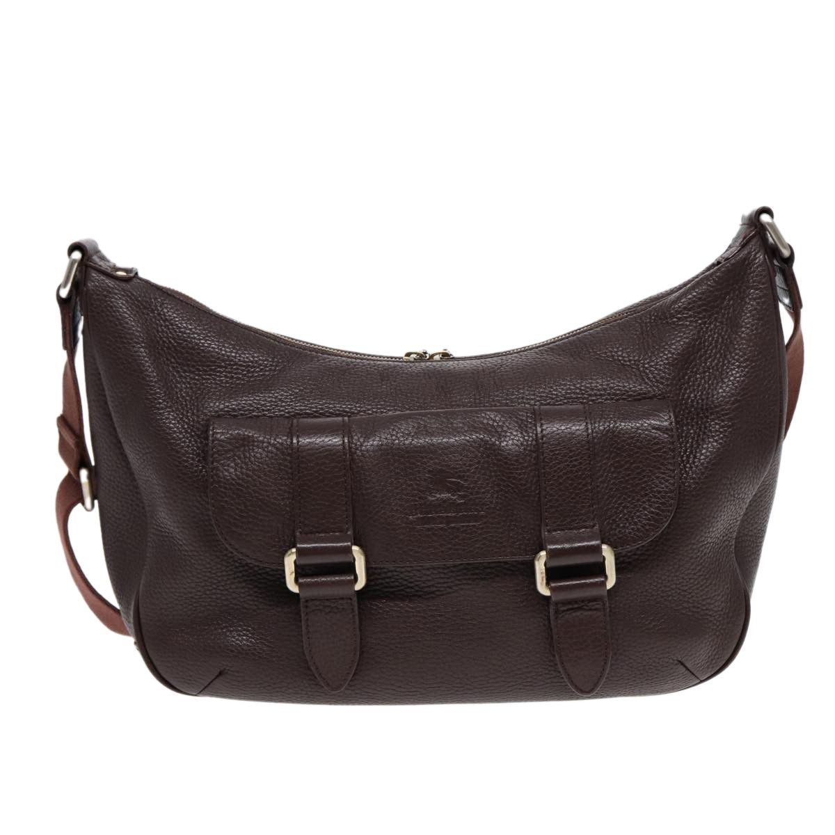 Burberry Nova Check Brown Leather Shoulder Bag (Pre-Owned) Size ONE SIZE - 1 Thumbnail