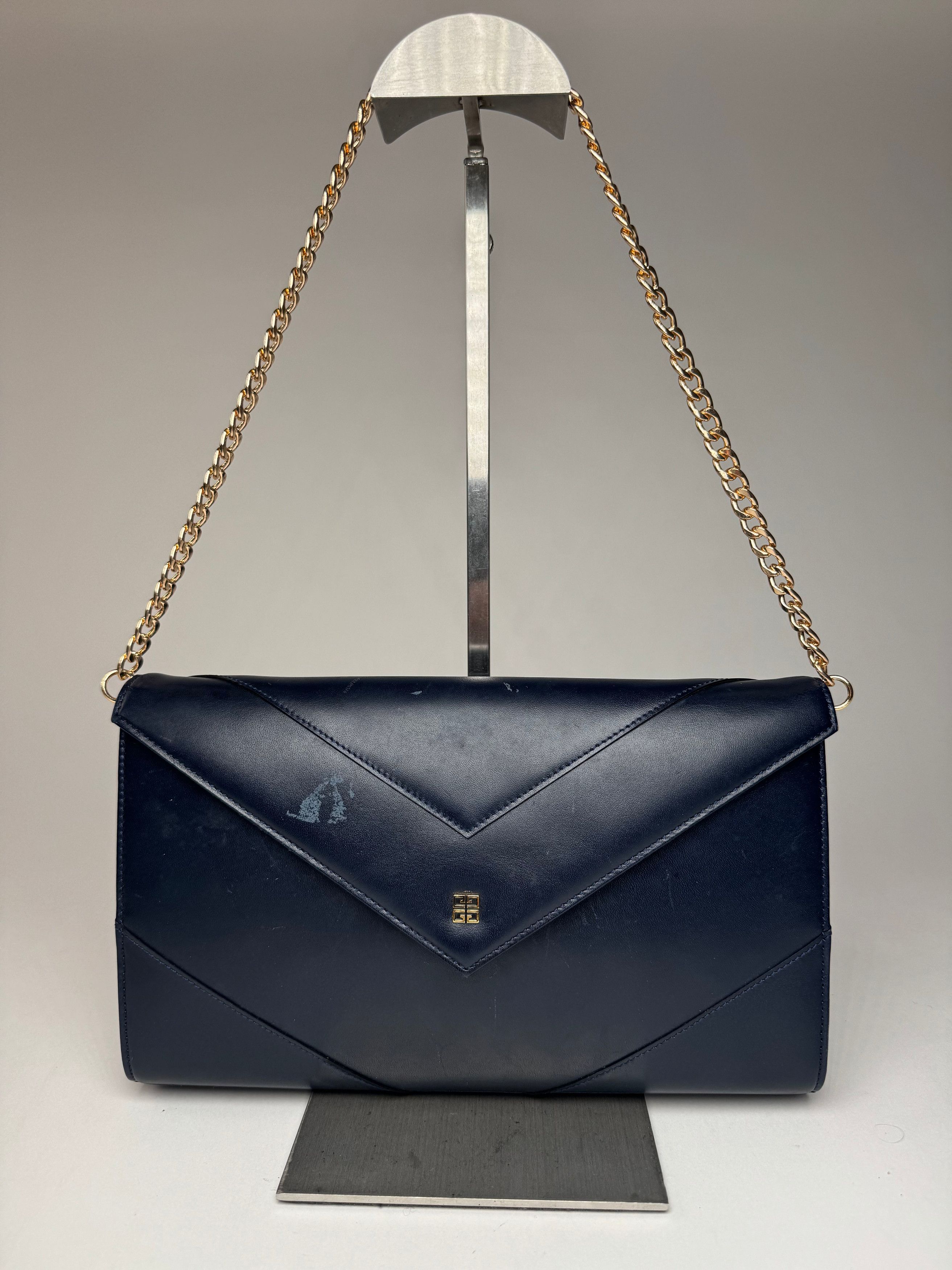 Givenchy Vintage 4G Leather Bag Navy Size ONE SIZE - 1 Thumbnail