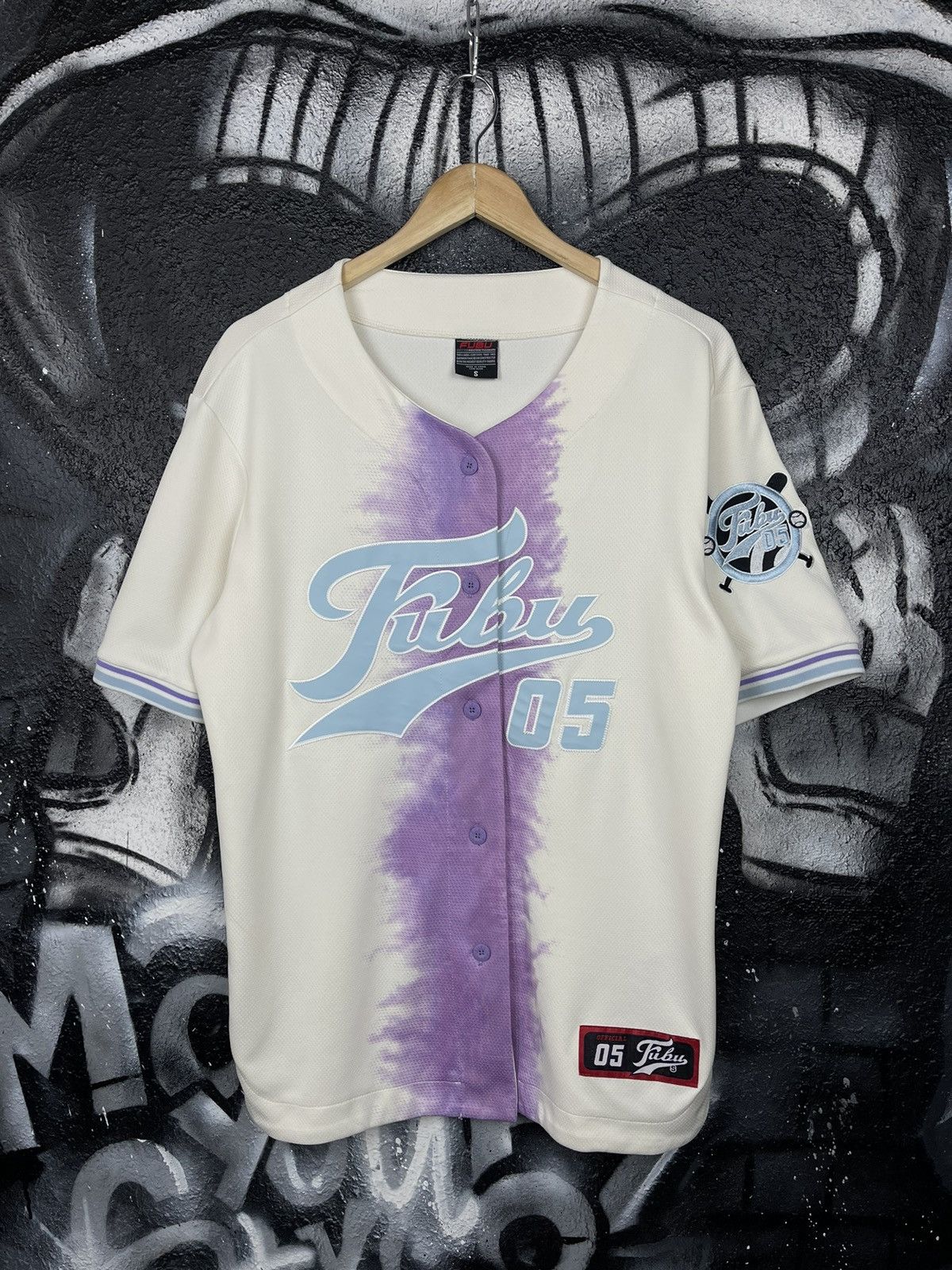 Fubu Y2K Fubu 05 Tie Dye Baseball Jersey T-Shirt Men’s Size S Size US S / EU 44-46 / 1 - 2 Thumbnail