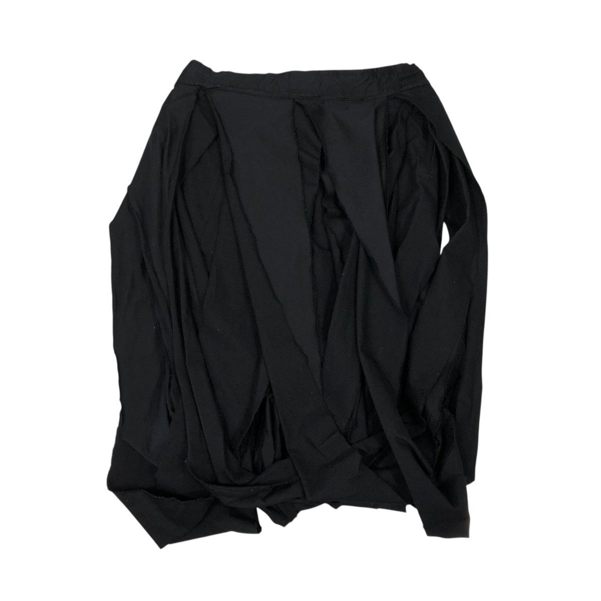 Yohji Yamamoto 🔥RICH BLACK GABARDINE DECO BONDAGE DESIGN YOHJI YAMAMOTO Size US 30 / EU 46 - 3 Thumbnail