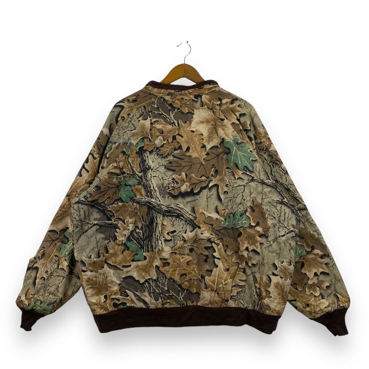 Vintage Vintage 90’ REAL TREE ADVANTAGE Camo Bomber Jacket Oak Leaf Size US XXL / EU 58 / 5 - 5 Thumbnail