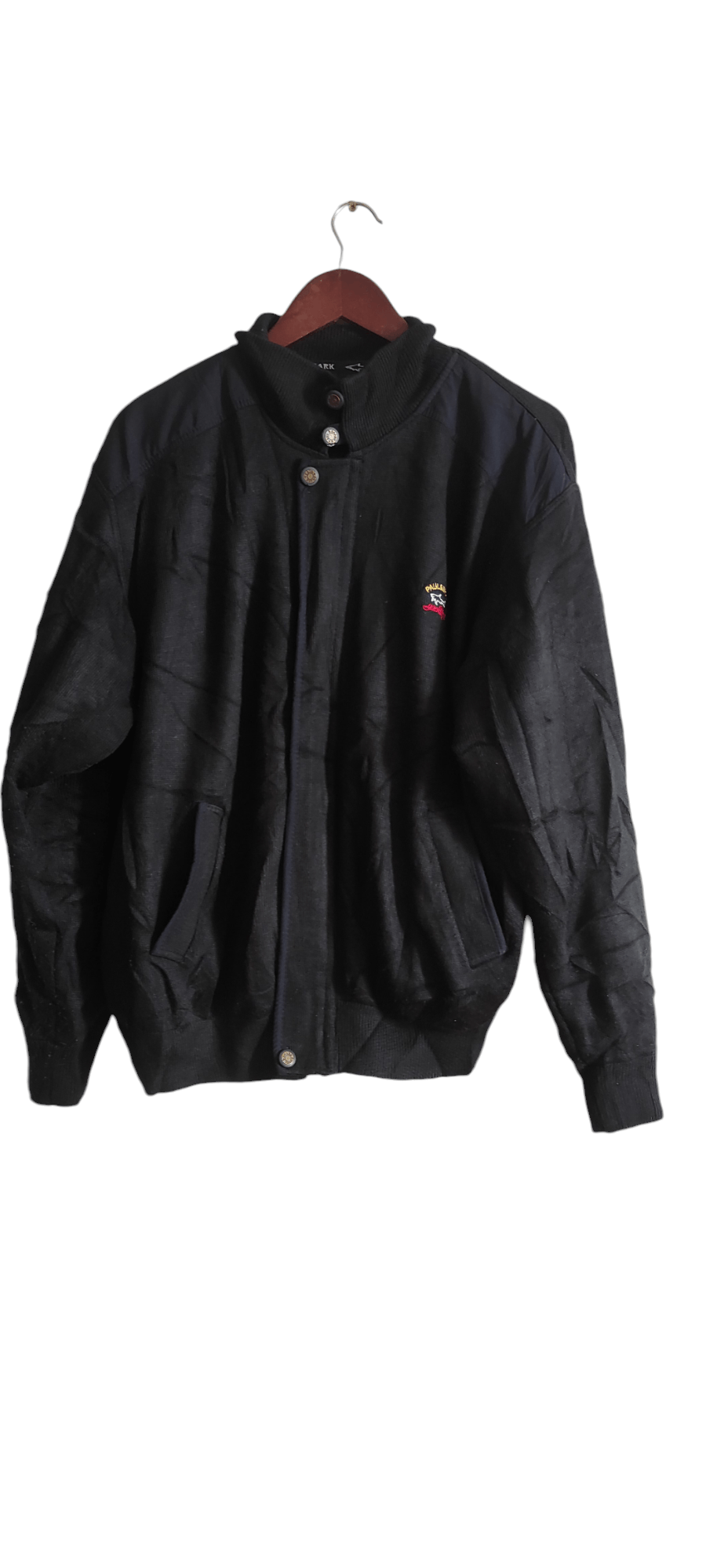Paul & Shark Mens Black Cardigan Sweater Size L