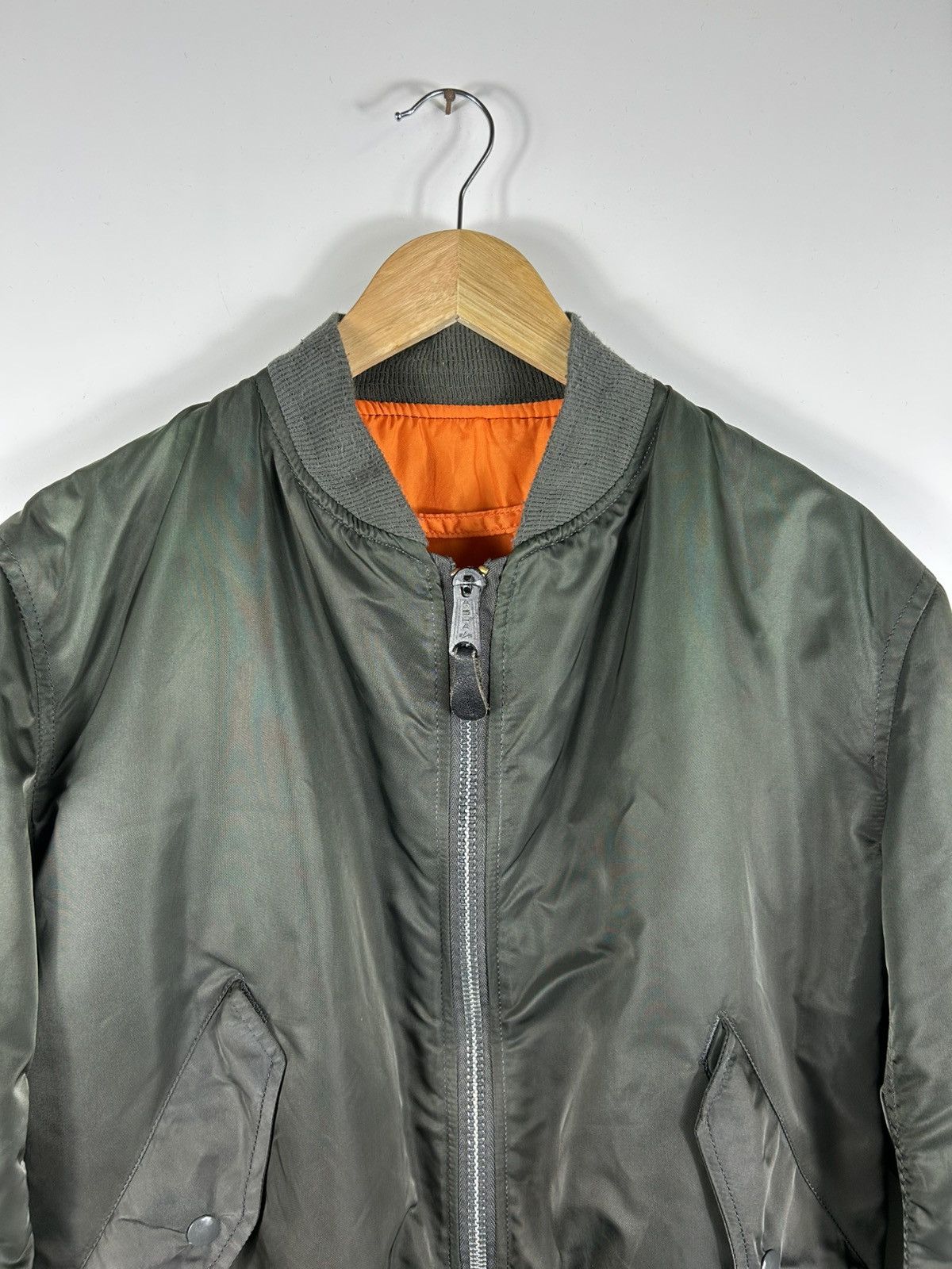 Alpha Industries ⚡️Vintage Alpha Industries USA Ma 1 Bomber Jacket Size US M / EU 48-50 / 2 - 5 Thumbnail