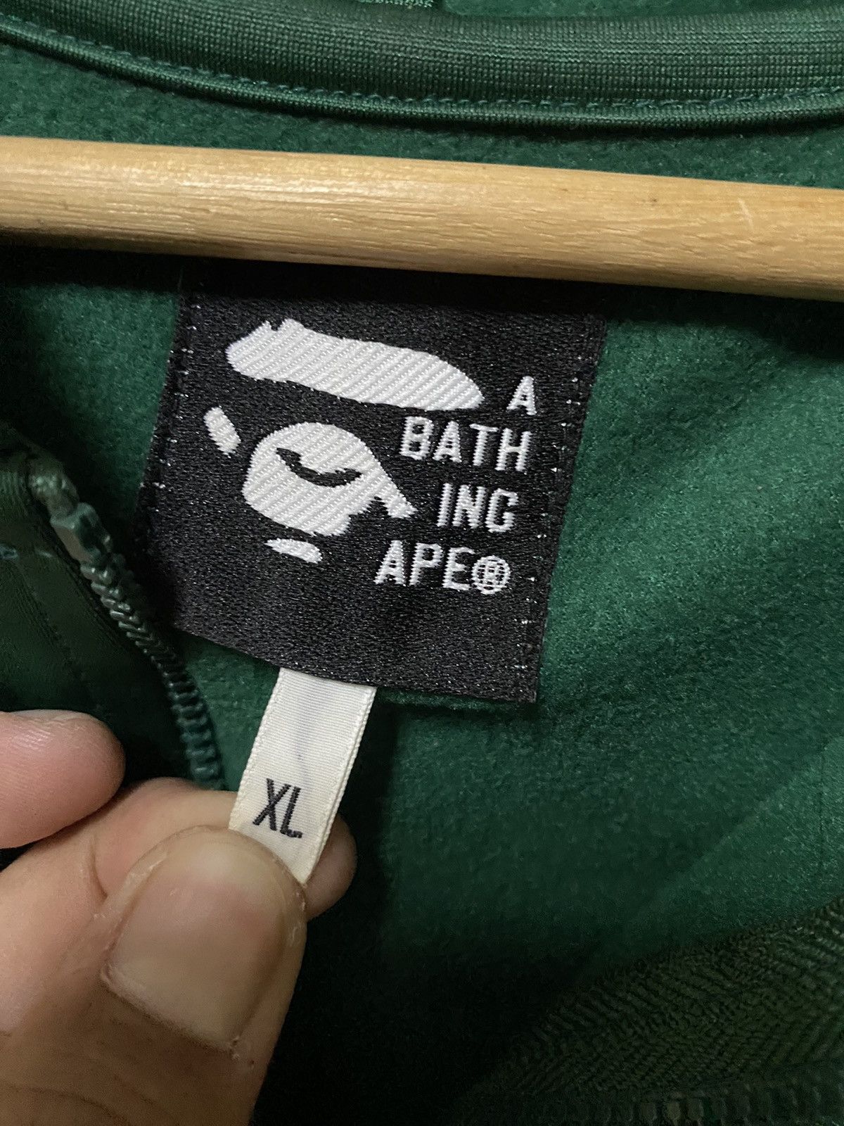 Bape × Vintage Vintage BAPE A Bathing Ape Mad Face Hoodie Size US XL / EU 56 / 4 - 7 Thumbnail