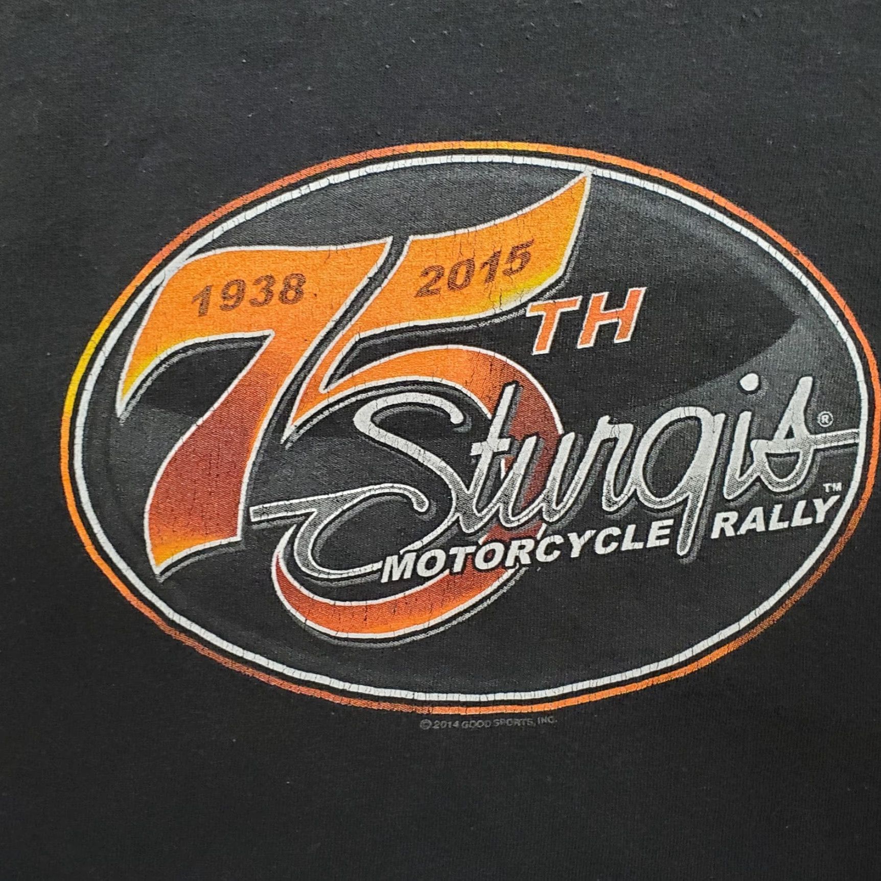 Vintage Sturgis Motorcycle Rally Shirt Men XXXL Black TEE 2015 75th Anniversary Biker Size US XXL / EU 58 / 5 - 3 Thumbnail