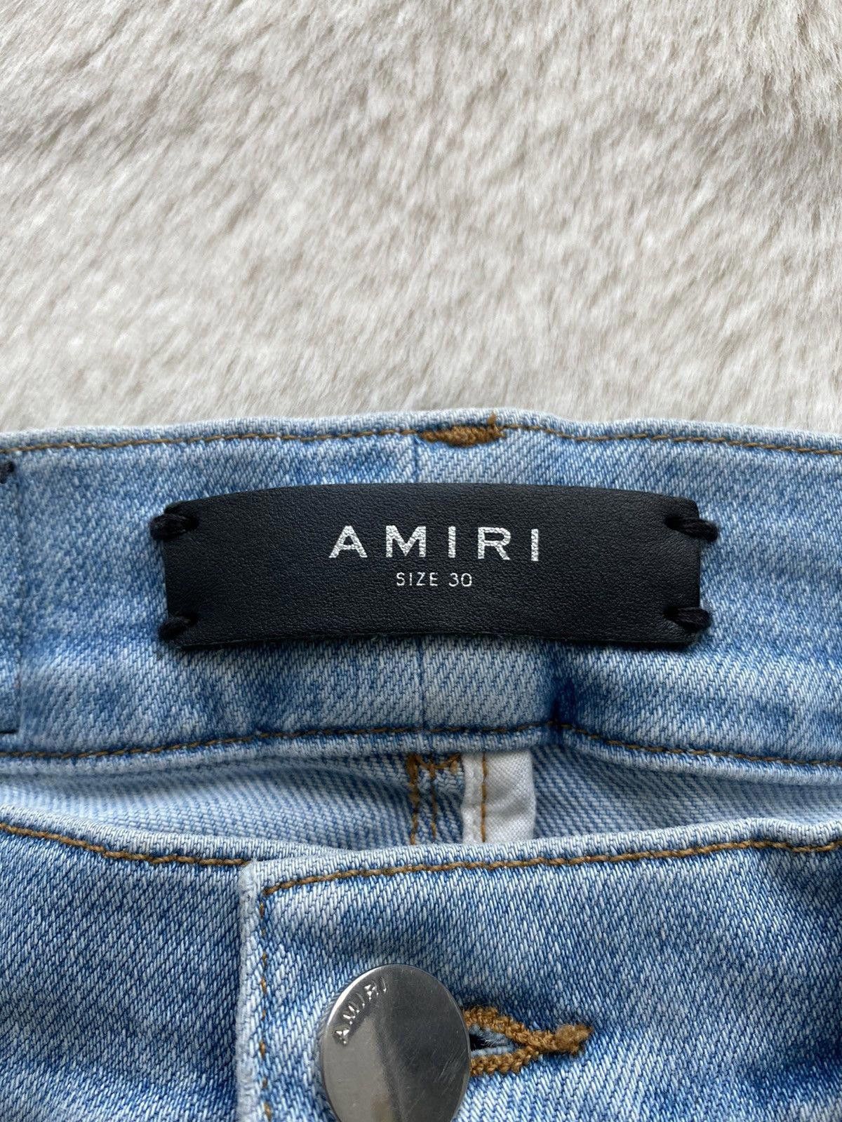 Amiri Amiri Indigo Painter Destroyed Denim Jeans Size US 30 / EU 46 - 2 Thumbnail