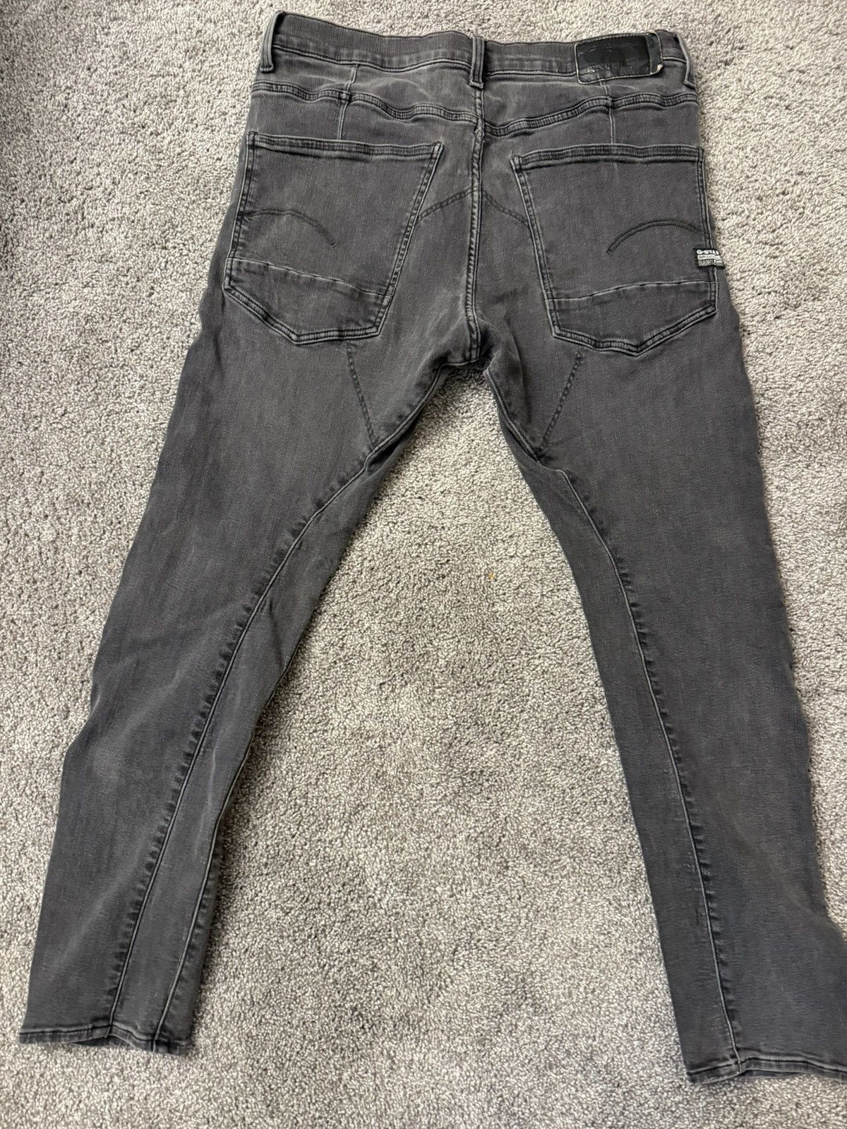 G-Star Kairori 3D Charcoal Slim Jeans Size US 32 / EU 48 - 7 Thumbnail