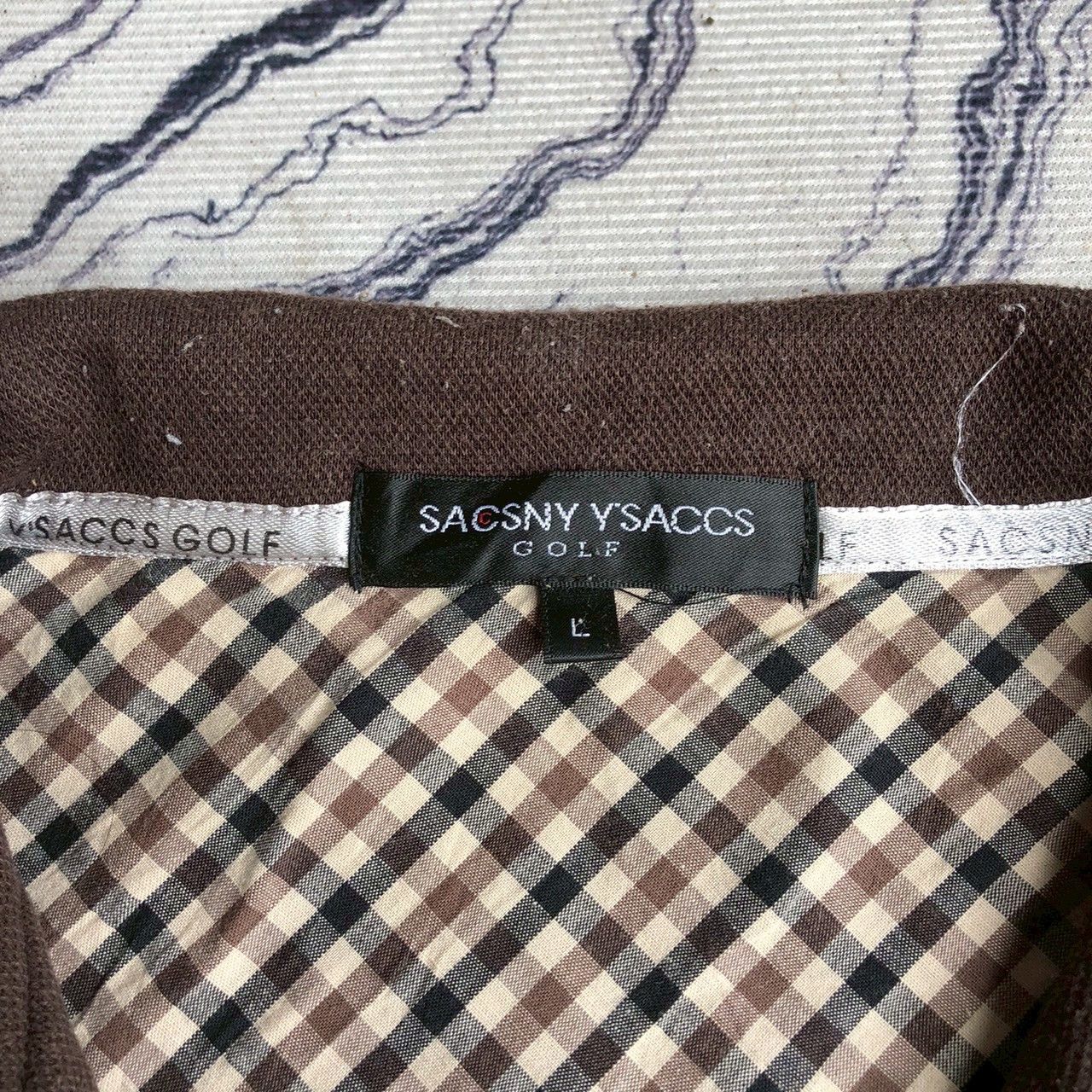 Yohji Yamamoto Vintage Sacsny Y’saccs by Yohji Yamamoto Golf Knit Sweater Size US L / EU 52-54 / 3 - 6 Thumbnail