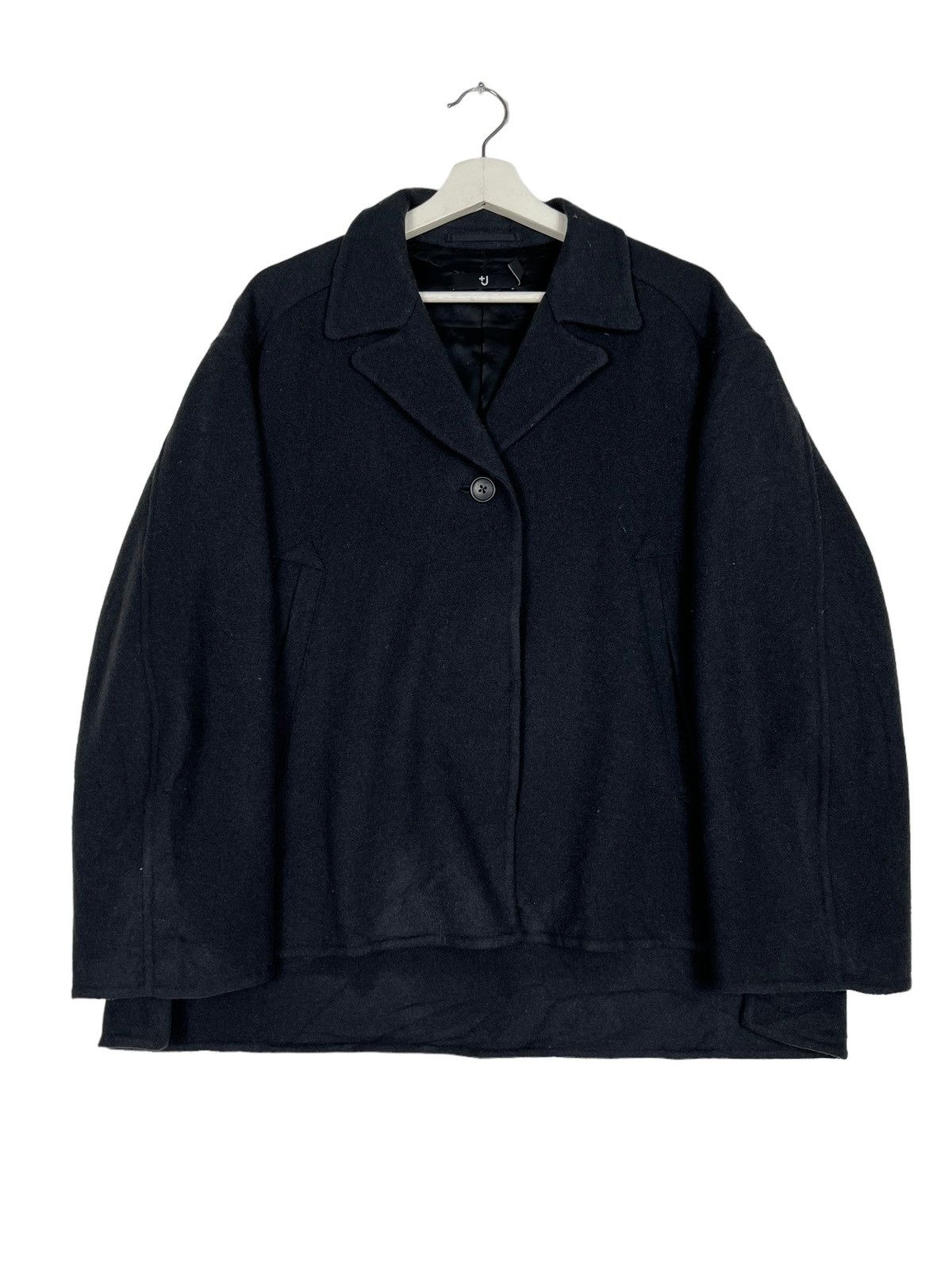 Jil Sander 🔥 JIL SANDER X JAPANESE BRAND WOOL PONCHO Size US L / EU 52-54 / 3 - 1 Thumbnail
