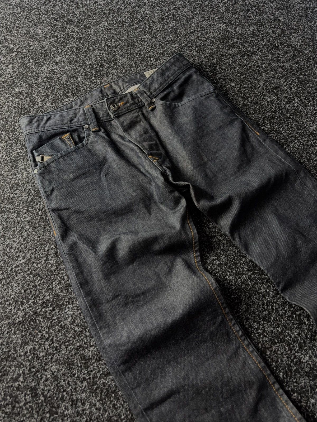 Diesel 00s Designer luxury Diesel Darron Tapered Dark Denim Jeans Size US 30 / EU 46 - 5 Thumbnail
