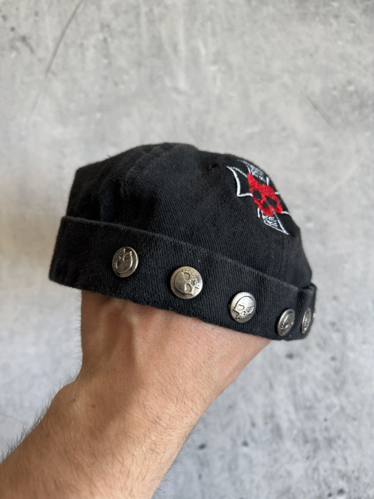 Vintage Avantgarde vintage RIDE HARD beanie hat Size ONE SIZE - 4 Thumbnail