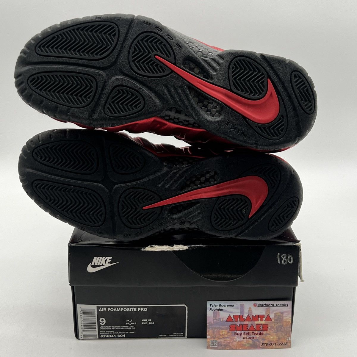 Nike Air Foamposite pro university red Size US 9 / EU 42 - 8 Thumbnail