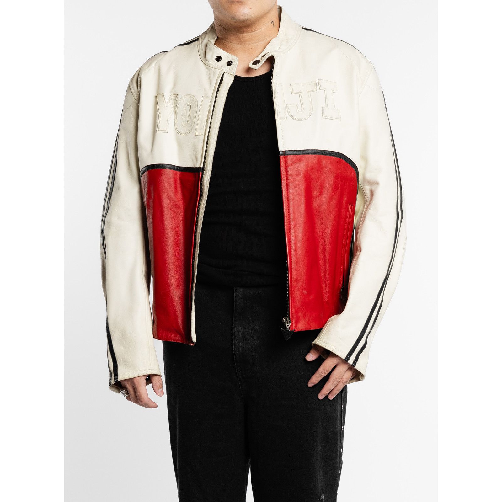 Yohji Yamamoto AW04 Yohji Yamamoto x Dainese Leather Jacket Size US L / EU 52-54 / 3 - 2 Thumbnail