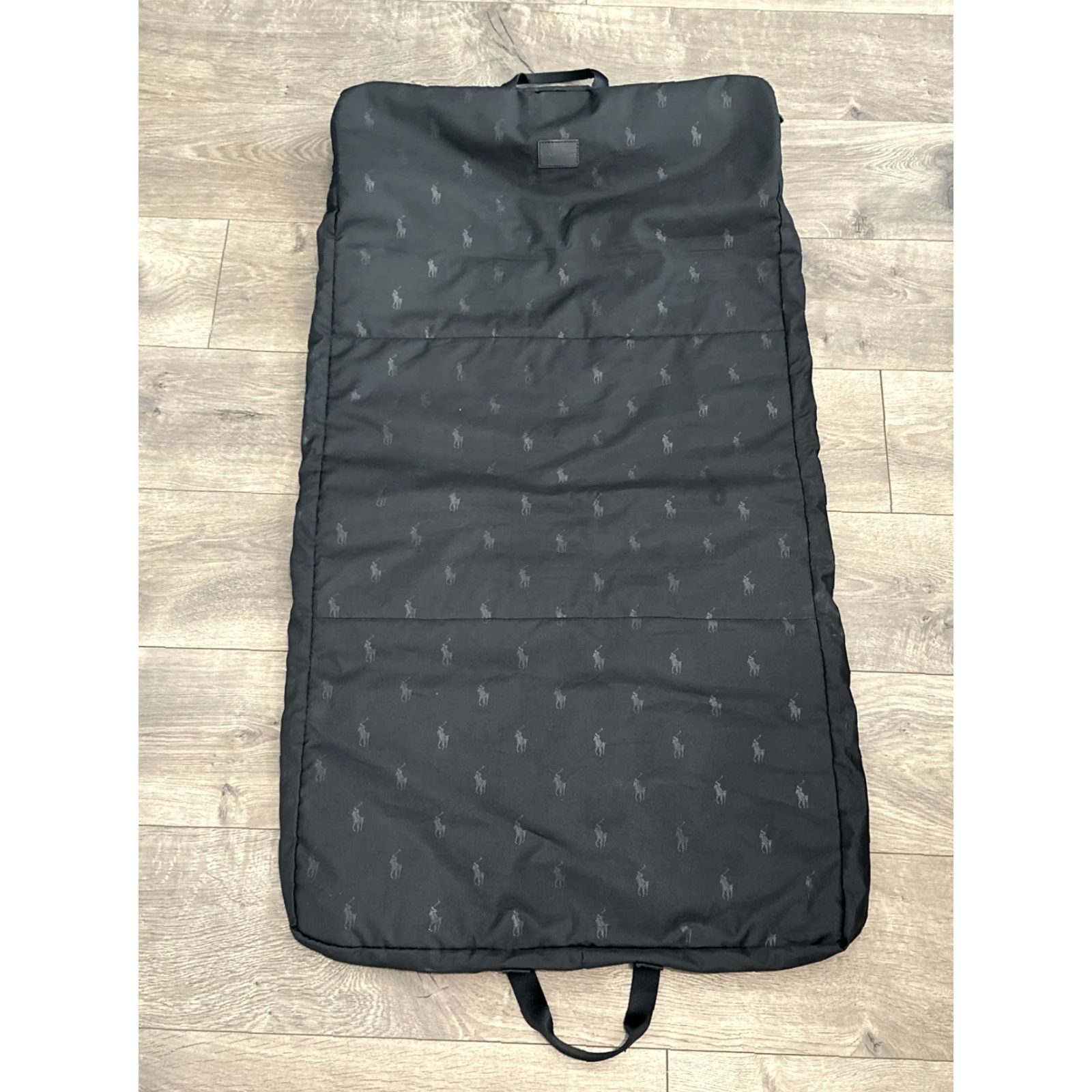 Polo Ralph Lauren VINTAGE Polo Ralph Lauren Garment Bag Small Pony All Over Print Black Men Small Garment Bag 90s Streetwear Preppy Mens Size US S / EU 44-46 / 1 - 2 Thumbnail