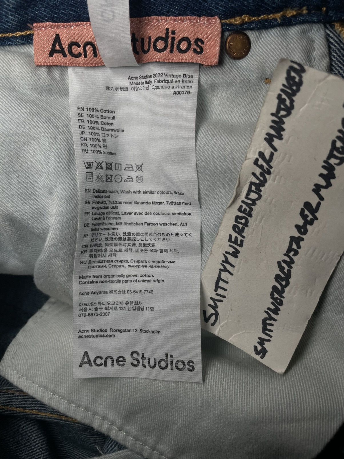 Acne Studios Acne Studios 2022 Vintage Blue Jeans Size 26" / US 2 / IT 38 - 15 Thumbnail