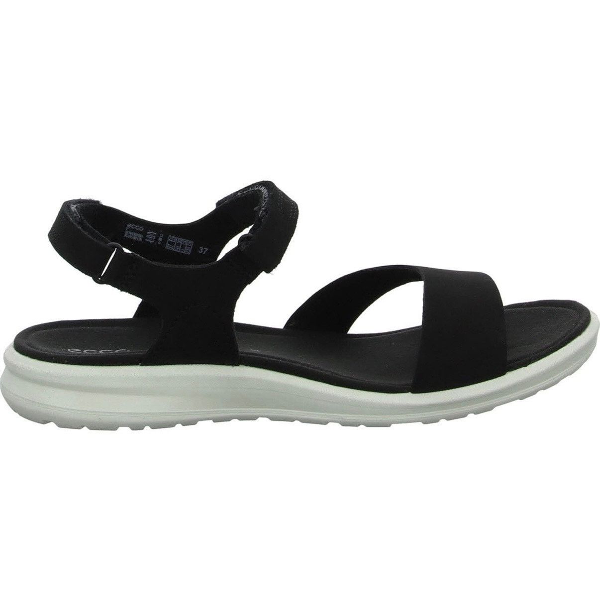 Ecco ECCO WOMEN'S 42 CRUISE II SANDAL THREE STRIPES BLACK/WHITE Size US 11 / IT 41 - 6 Thumbnail
