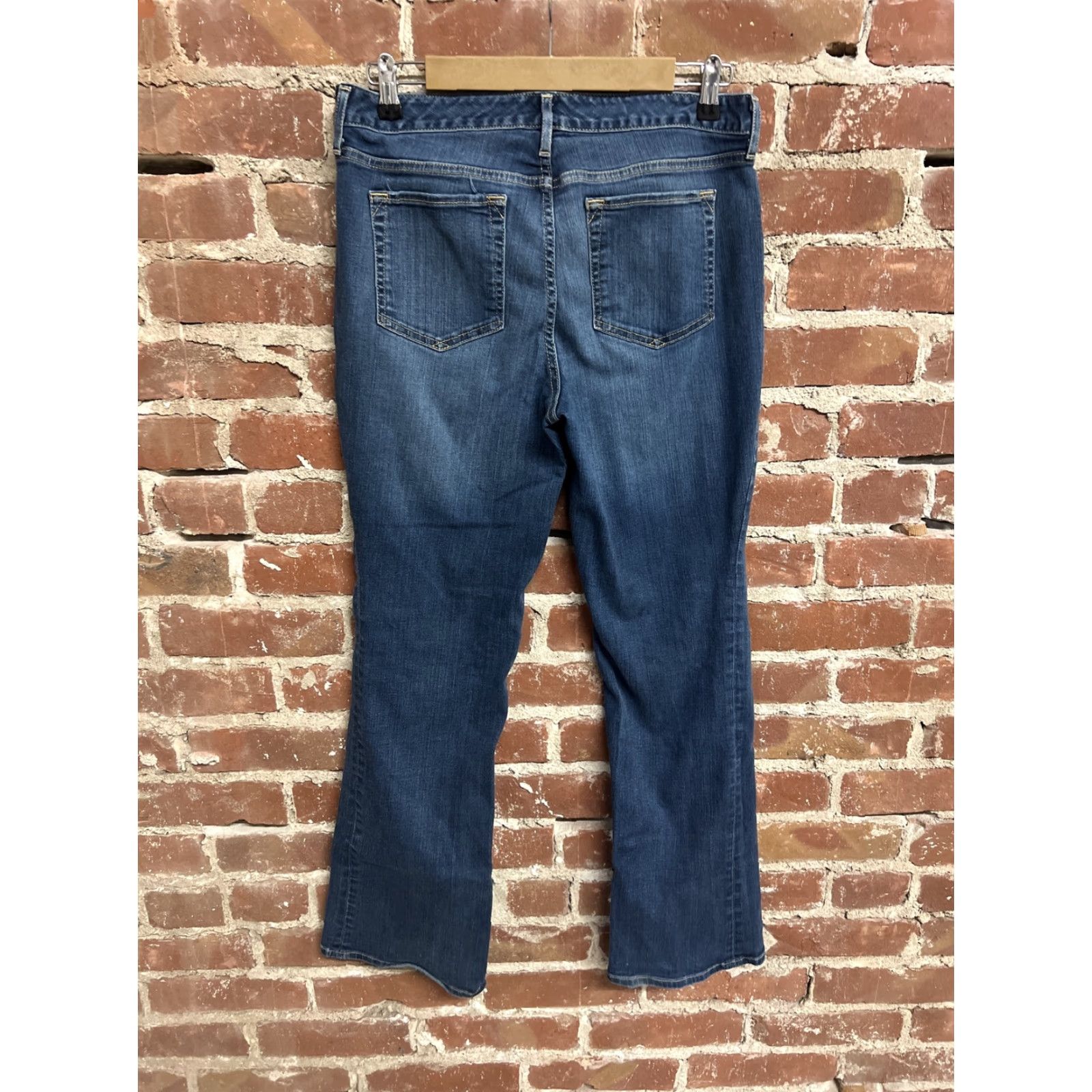 Eddie Bauer Eddie Bauer Jeans Womens 10S Mid Rise Bootcut Blue Denim Stretch/Regular Inseam 29 Comfortable Classic Modern Size 32" / US 10 / IT 46 - 2 Thumbnail