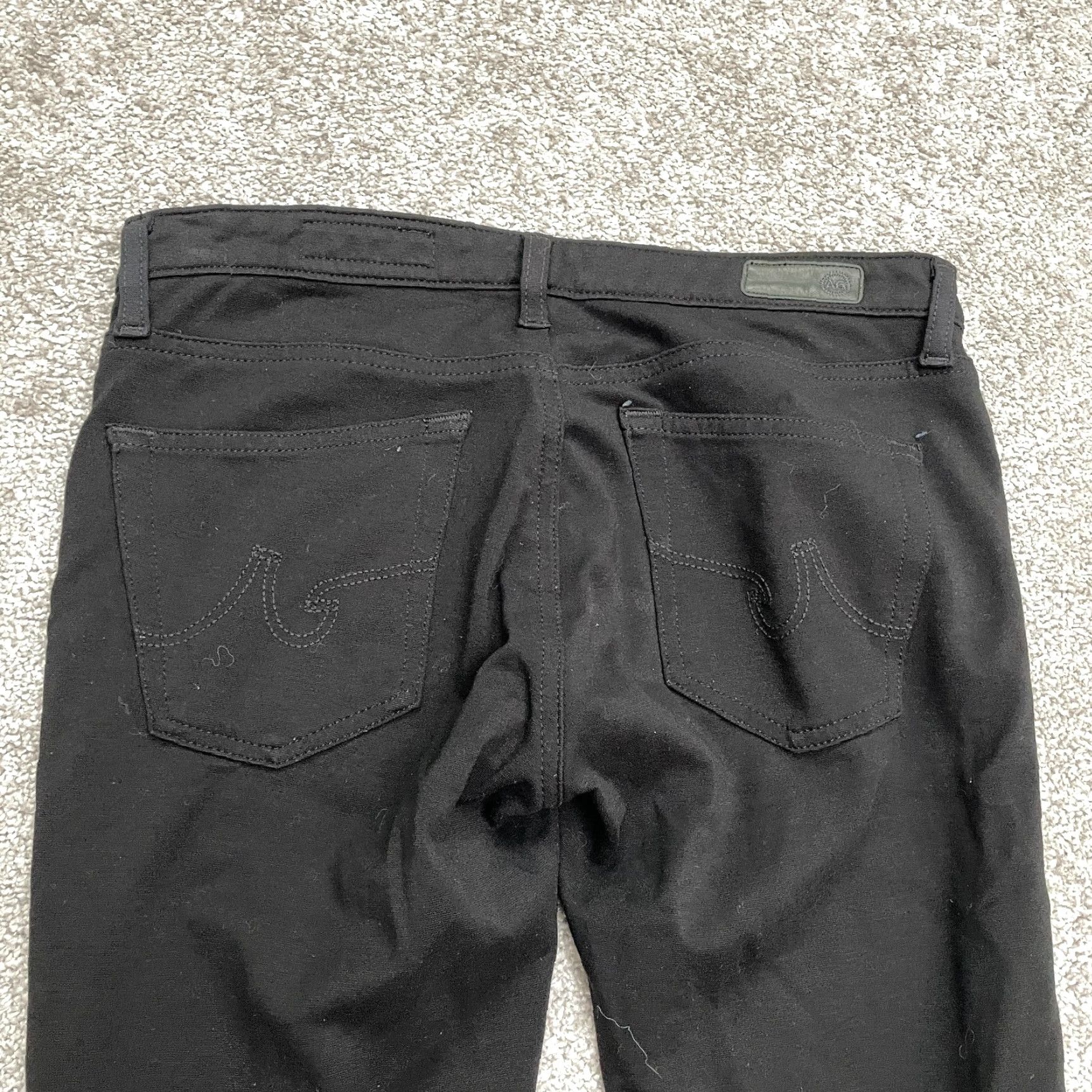 Vintage VINTAGE AG Adriano Goldschmied Skinny Fit Jegging Women Size 8 Black Stretch Comfortable Size 30" / US 8 / IT 44 - 4 Thumbnail