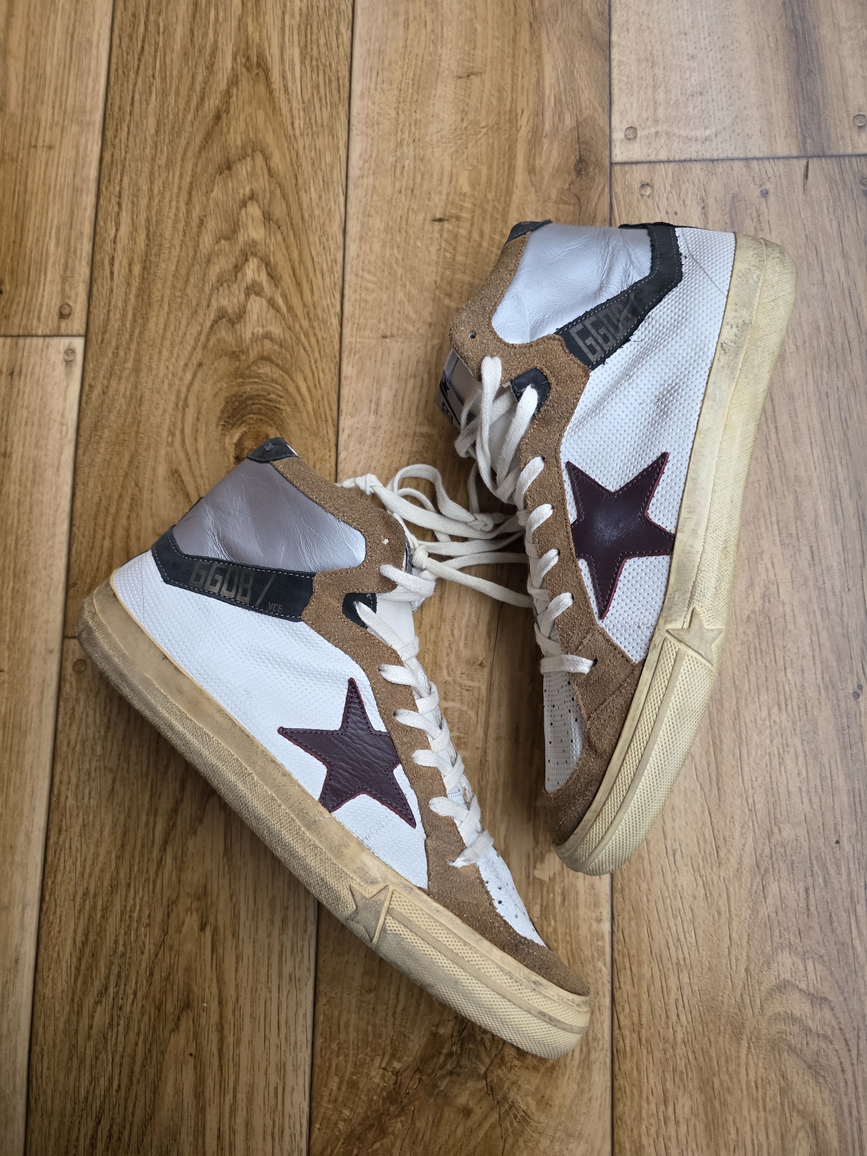 Golden Goose Golden Goose VCE 2.12 High Top Sneakers Size US 9 / EU 42 - 2 Thumbnail