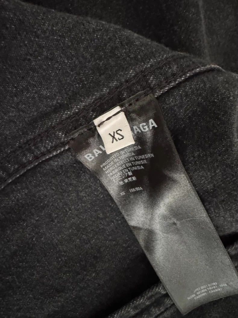 Balenciaga Balenciaga Embroidered Denim Jacket Size US XS / EU 42 / 0 - 3 Thumbnail