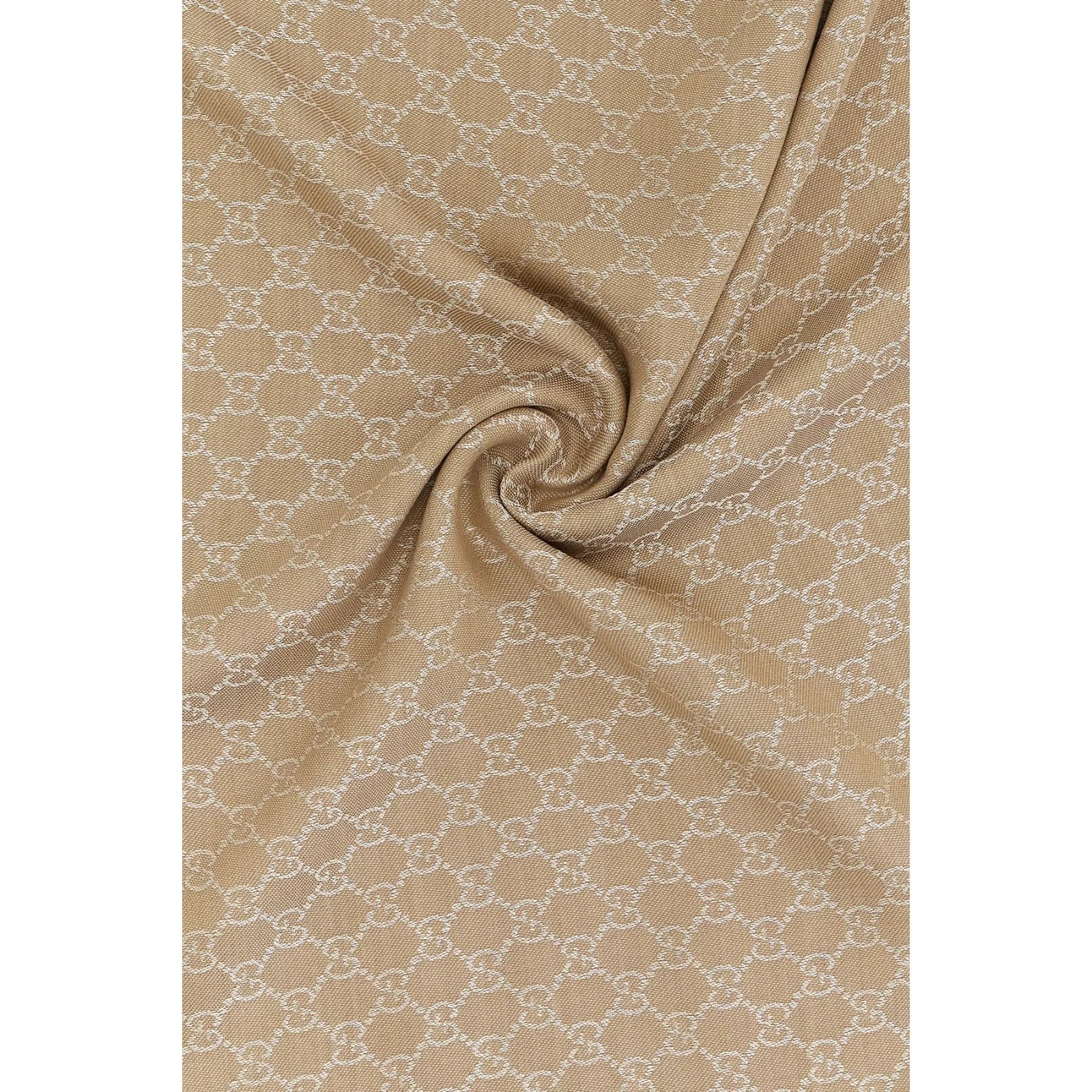 Gucci GUCCI GG Beige Wool Silk Shawl New & Authentic Size ONE SIZE - 2 Thumbnail
