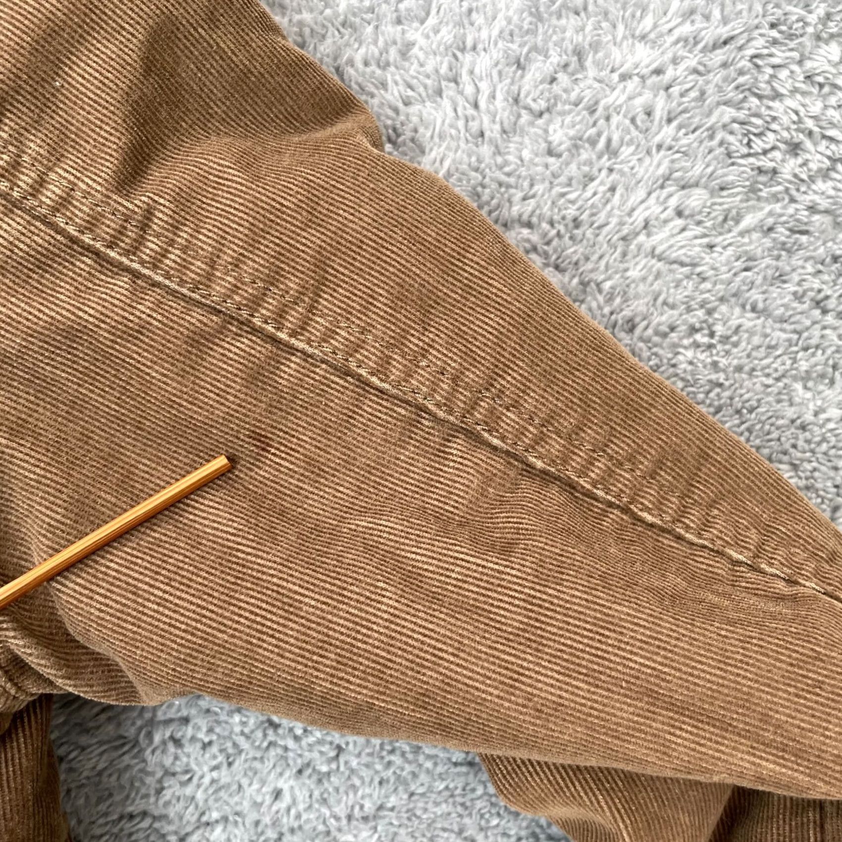 Banana Republic Banana Republic Womens Extra Small Brown Sherpa Corduroy Trucker Coat Size XS / US 0-2 / IT 36-38 - 8 Thumbnail