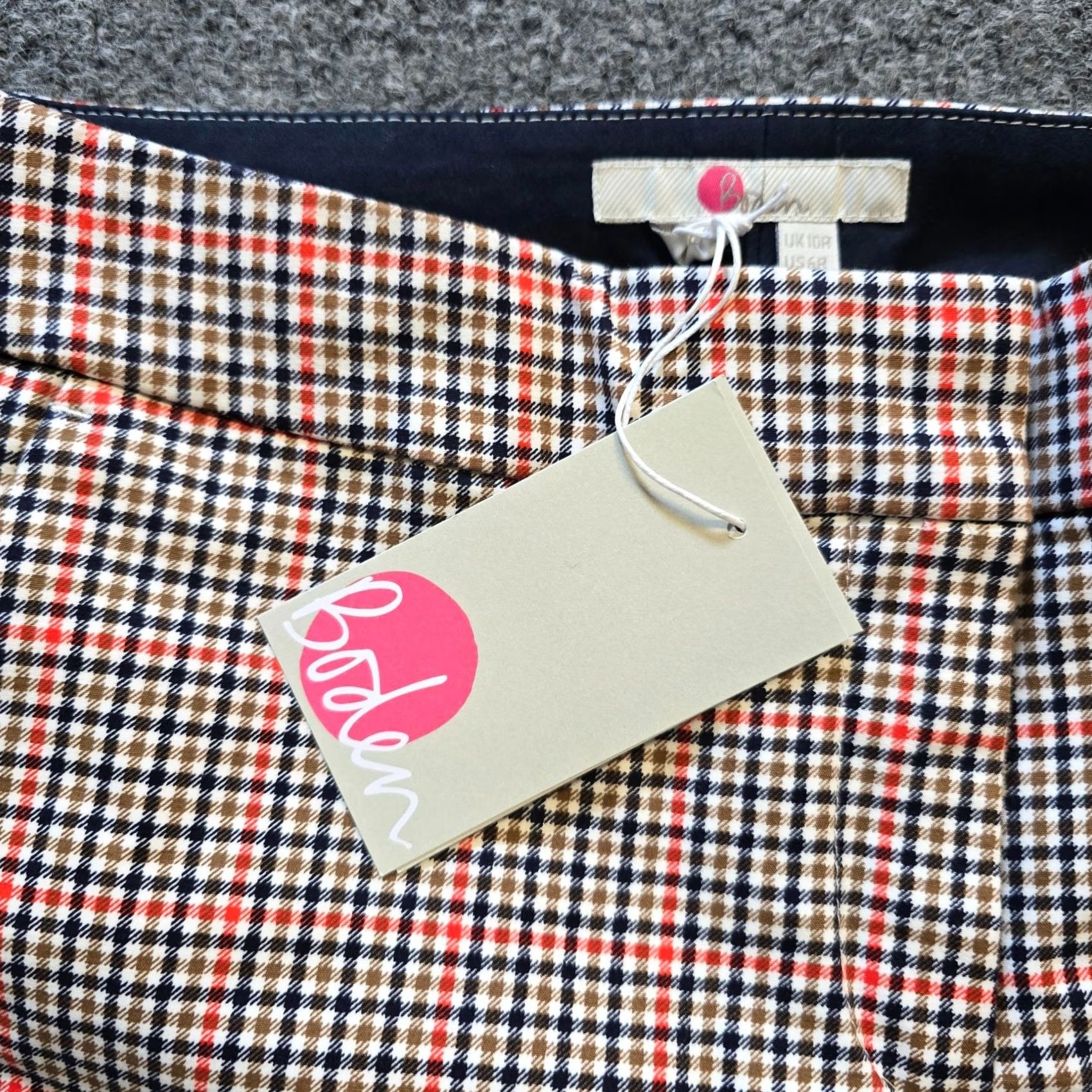 Boden Boden Pants Womens Size 6 Blue Red Plaid Ankle Career Preppy Classic Shirt? Size 28" / US 6 / IT 42 - 5 Thumbnail