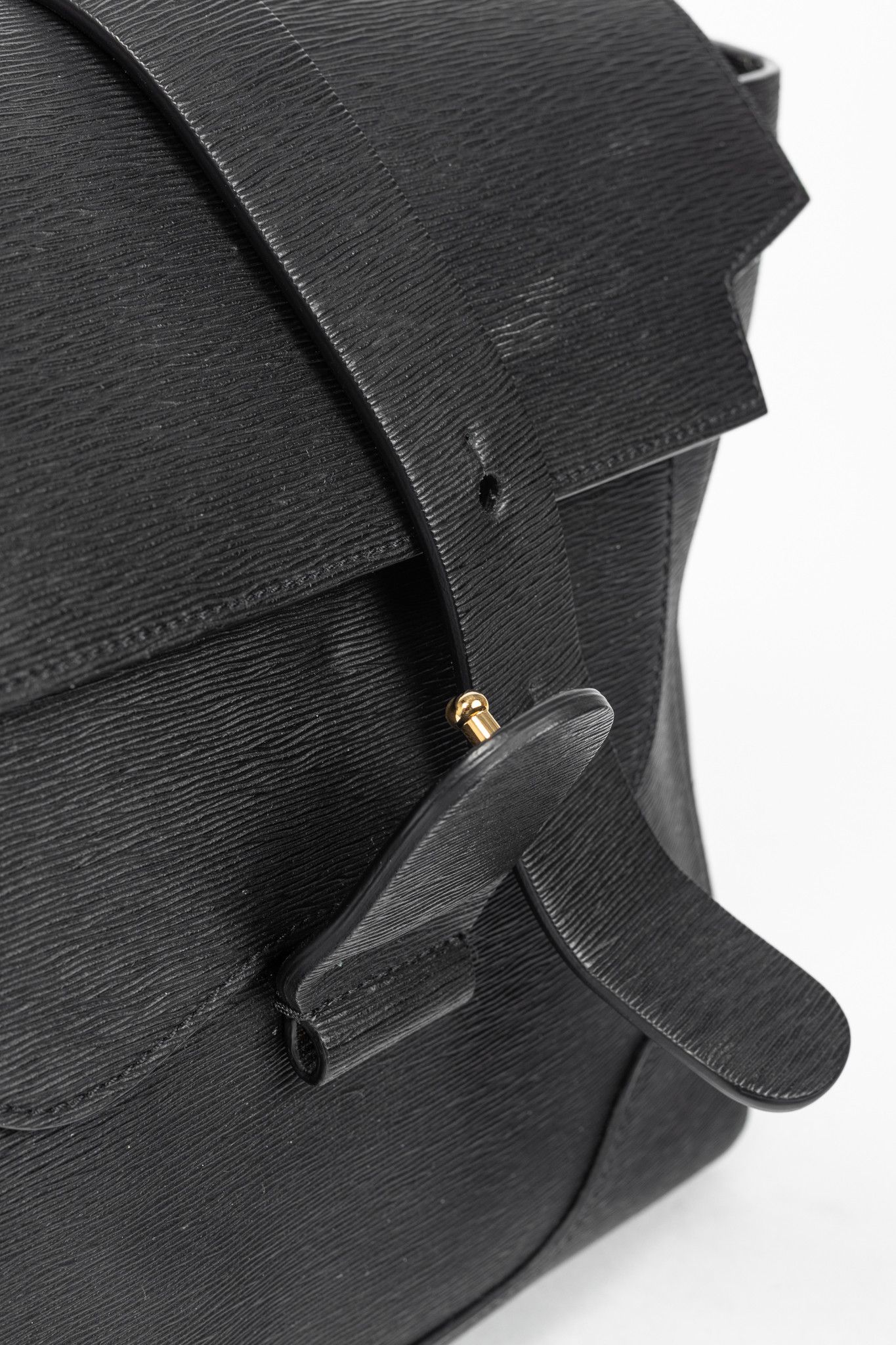 Other Senreve Midi Maestra Black Textured-Leather Backpack Size ONE SIZE - 14 Thumbnail