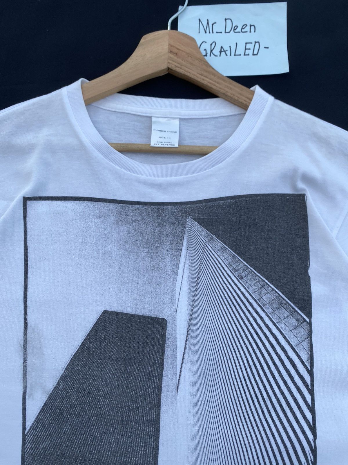Number (N)ine Number Nine Takahiromiyashita 2002 Twin Towers Photo Tee Size US M / EU 48-50 / 2 - 11 Thumbnail