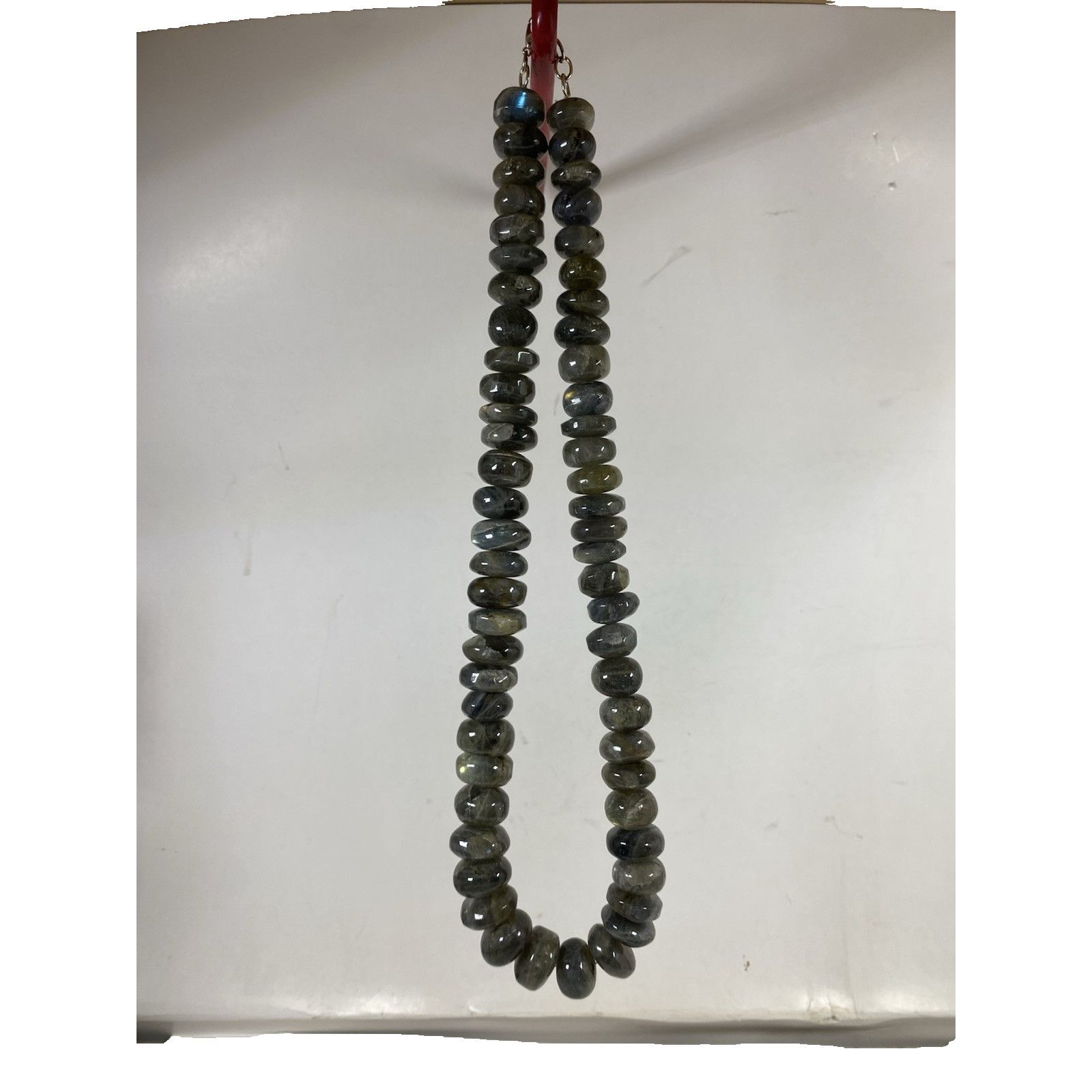 Other Grey Agate Necklace – Natural Stone Beaded Jewelry Elegant Size ONE SIZE - 1 Thumbnail