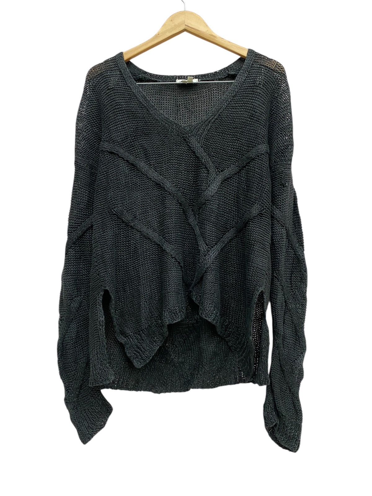 Helmut Lang Helmut lang cable knit mesh style Size US S / EU 44-46 / 1 - 1 Thumbnail