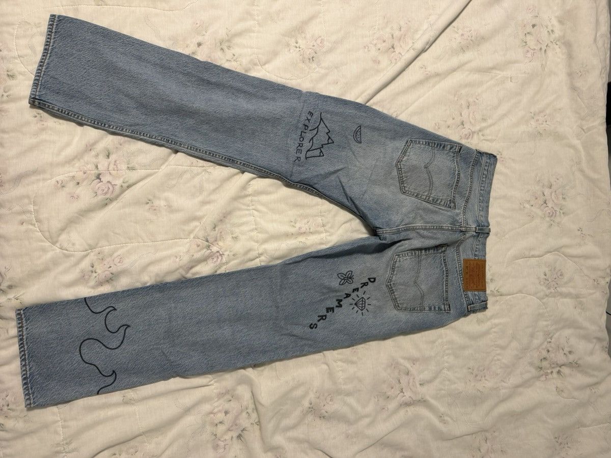 Levi's Levi’s 501 93’ Vintage Doodle Jeans - 32x32 Size US 32 / EU 48 - 2 Thumbnail