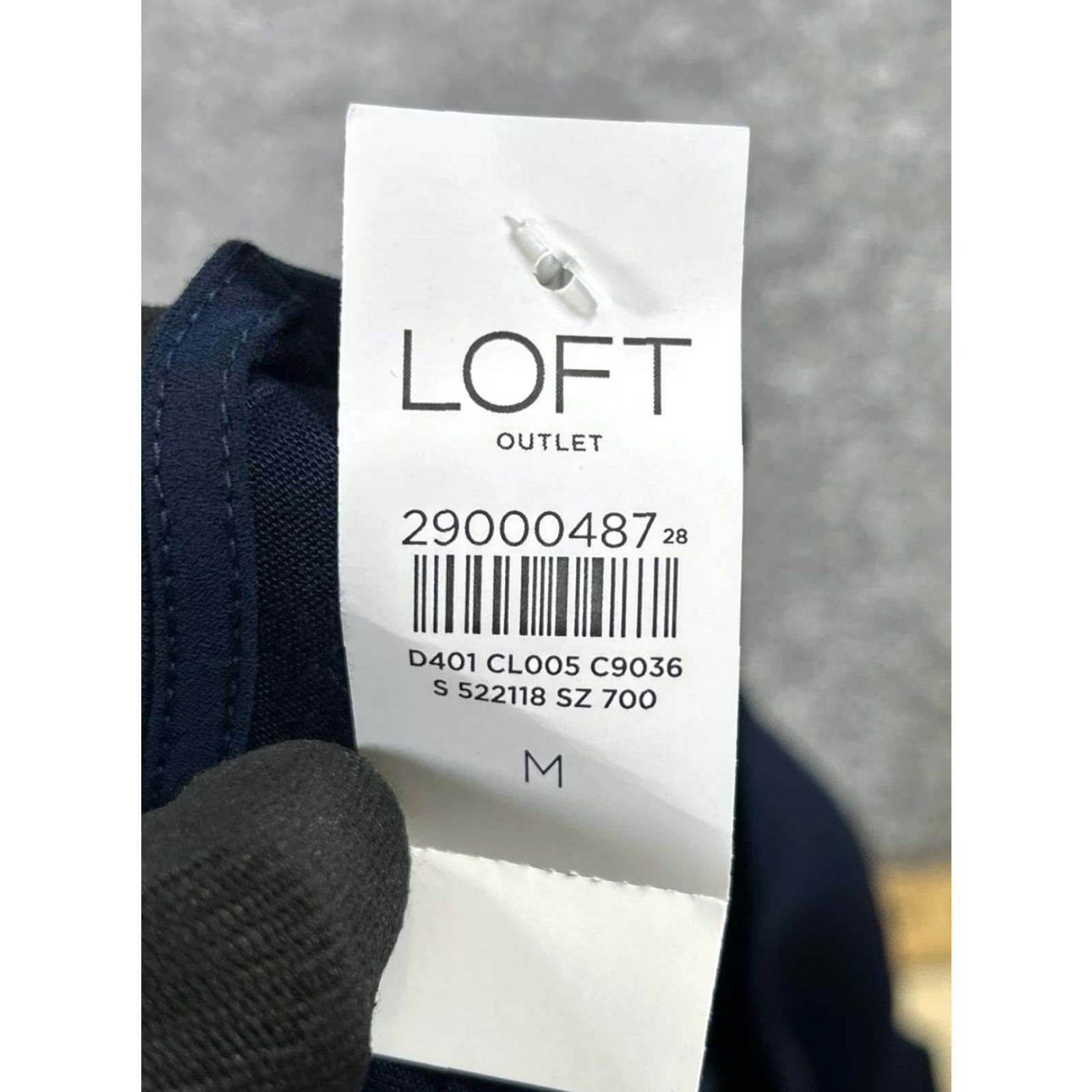 Loft Loft Blue Blouse Shirt Womens Medium M Color Blue Size M / US 6-8 / IT 42-44 - 4 Thumbnail
